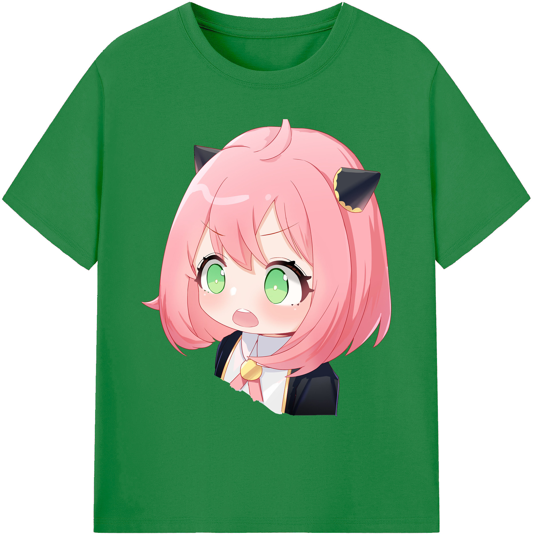 （画像用） SPY×FAMILY间谍家家酒 綿100％ メンズ半袖Tシャツ｜肌触りやわらか＆通気性