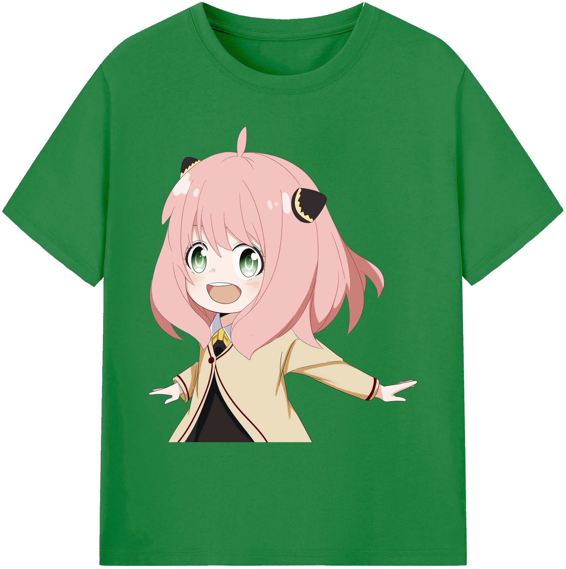 （画像用） SPY×FAMILY间谍家家酒 綿100％ メンズ半袖Tシャツ｜肌触りやわらか＆通気性
