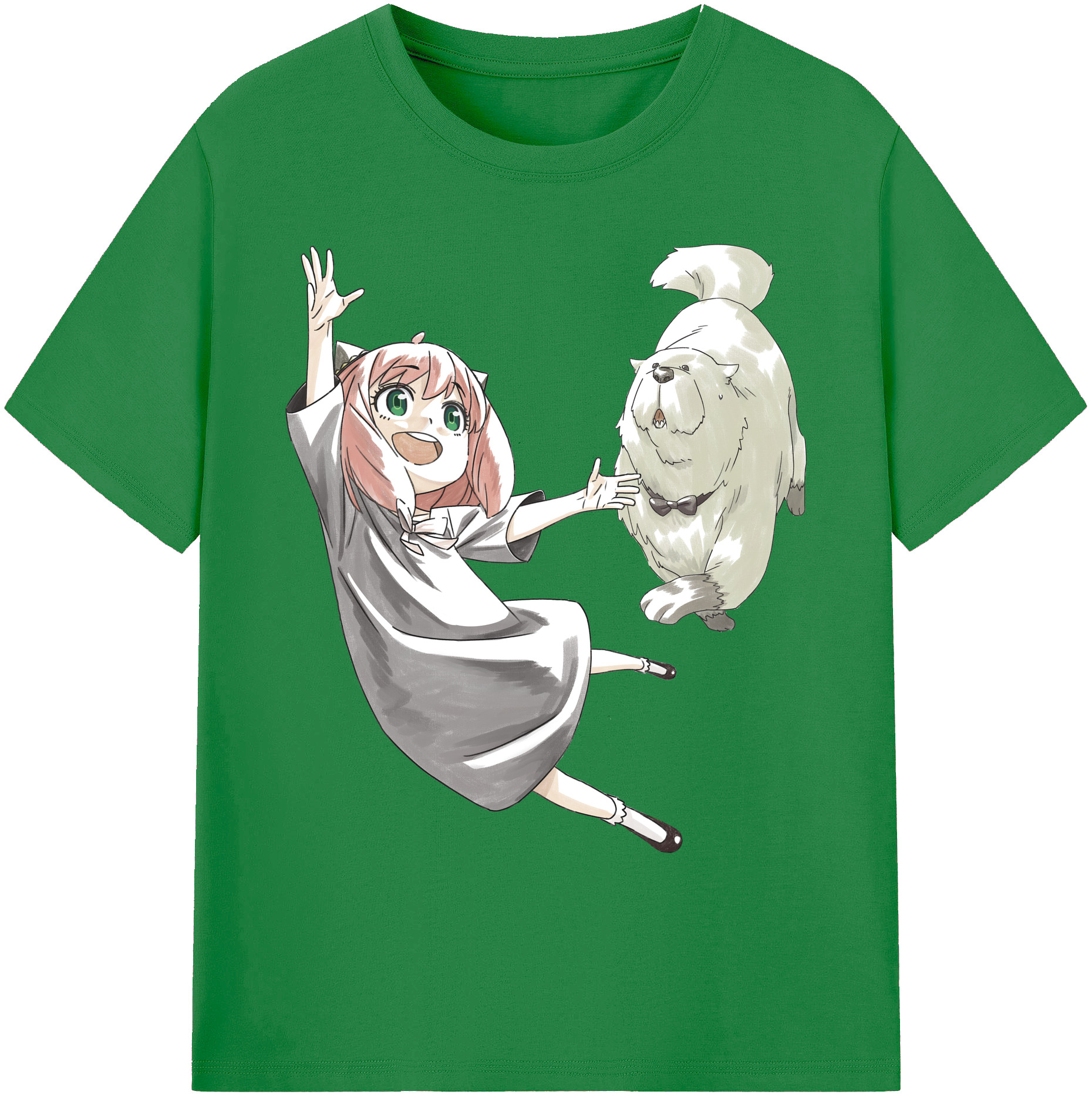 （画像用） SPY×FAMILY间谍家家酒 綿100％ メンズ半袖Tシャツ｜肌触りやわらか＆通気性