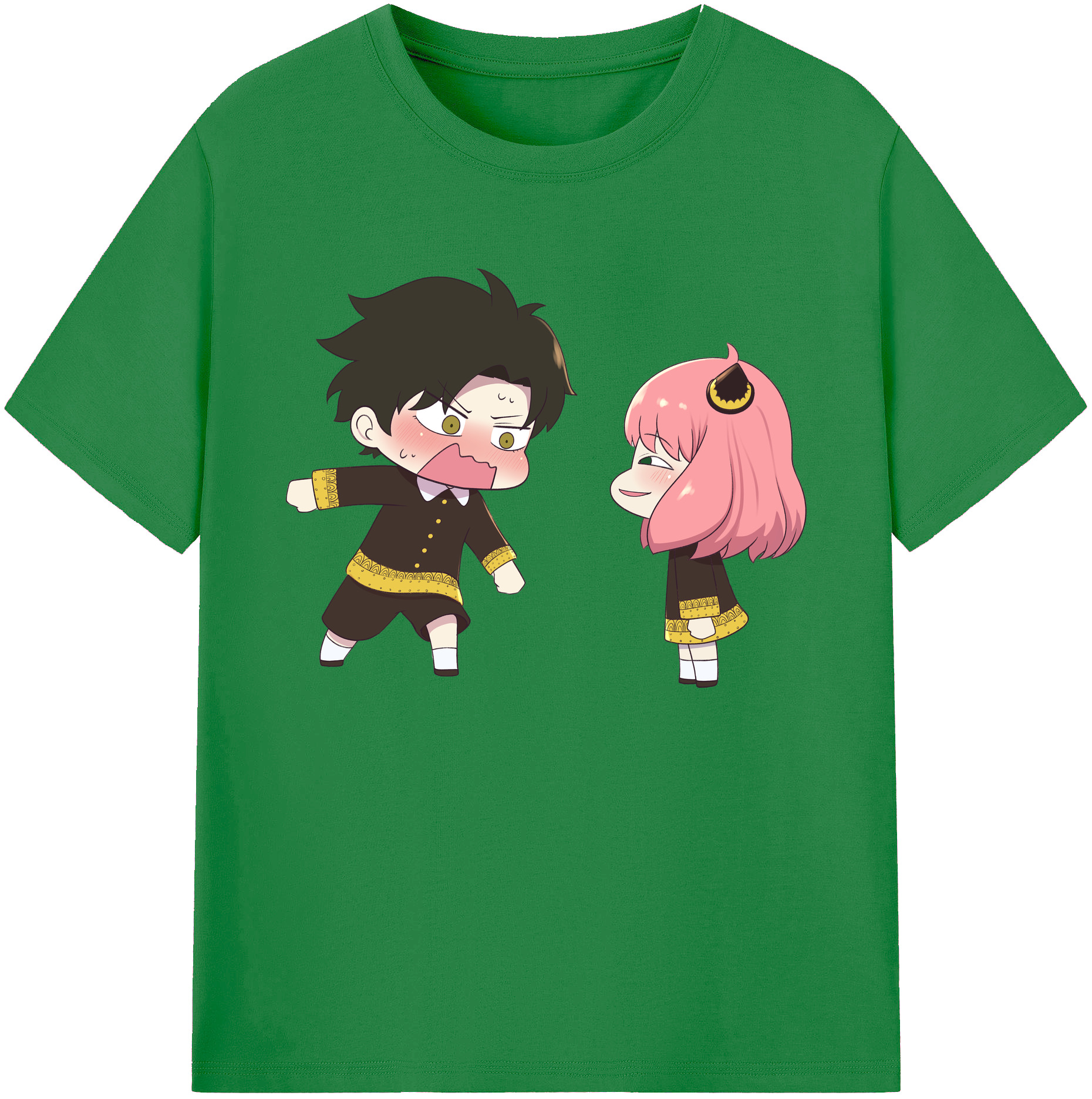 （画像用） SPY×FAMILY间谍家家酒 綿100％ メンズ半袖Tシャツ｜肌触りやわらか＆通気性
