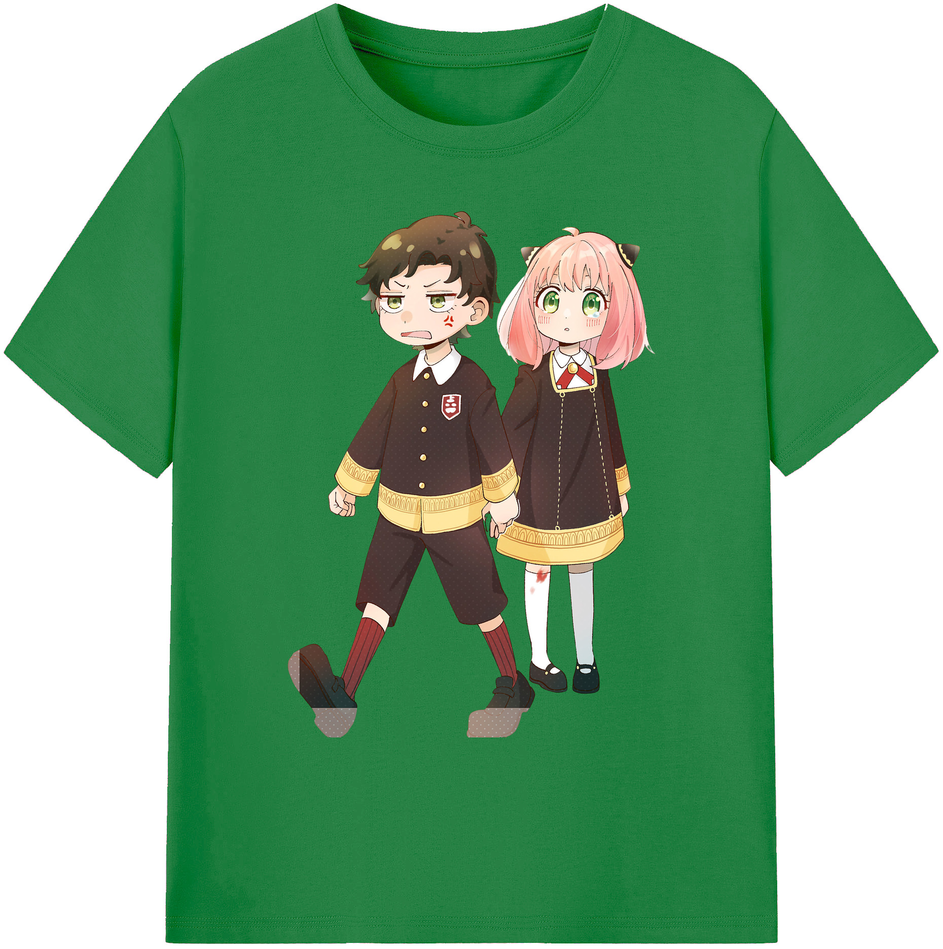 （画像用） SPY×FAMILY间谍家家酒 綿100％ メンズ半袖Tシャツ｜肌触りやわらか＆通気性