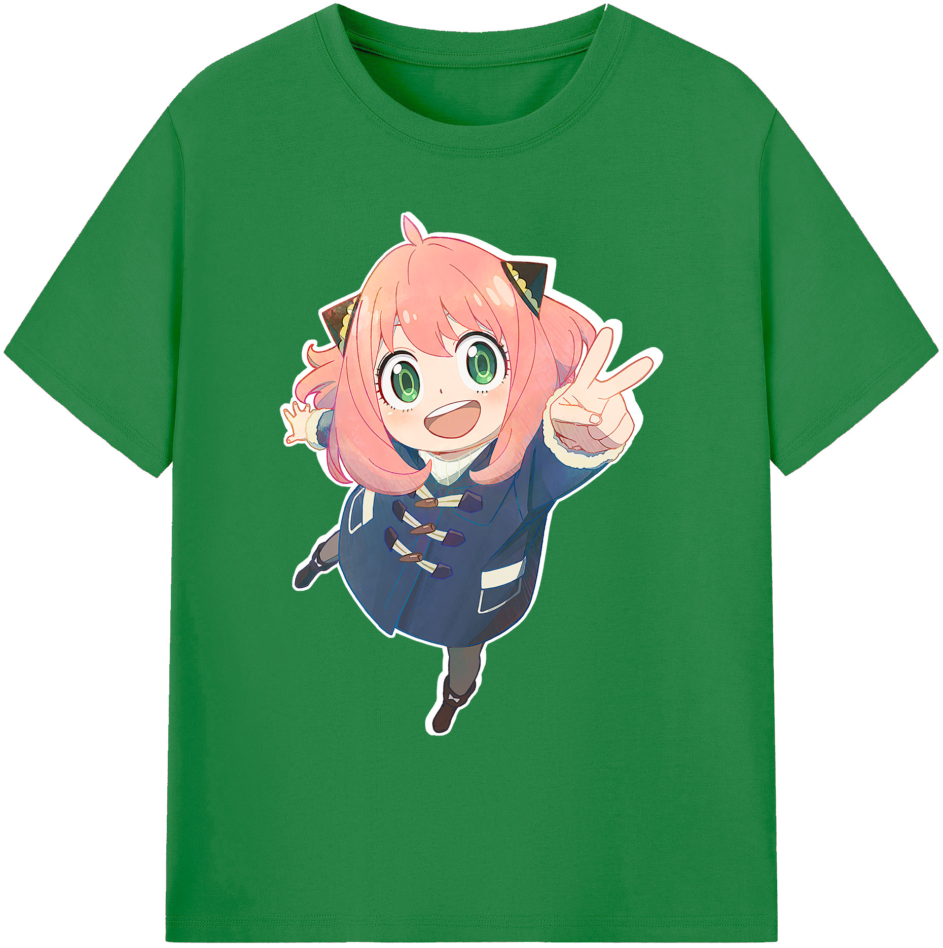 （画像用） SPY×FAMILY间谍家家酒 綿100％ メンズ半袖Tシャツ｜肌触りやわらか＆通気性