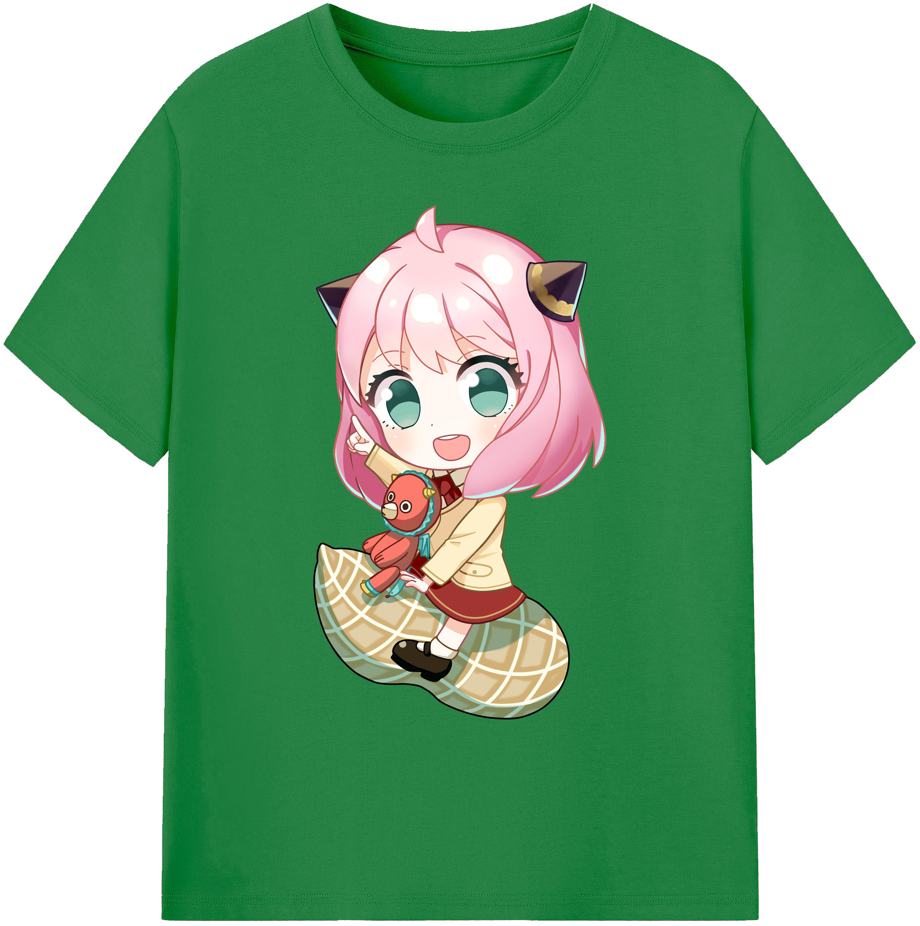 （画像用） SPY×FAMILY间谍家家酒 綿100％ メンズ半袖Tシャツ｜肌触りやわらか＆通気性