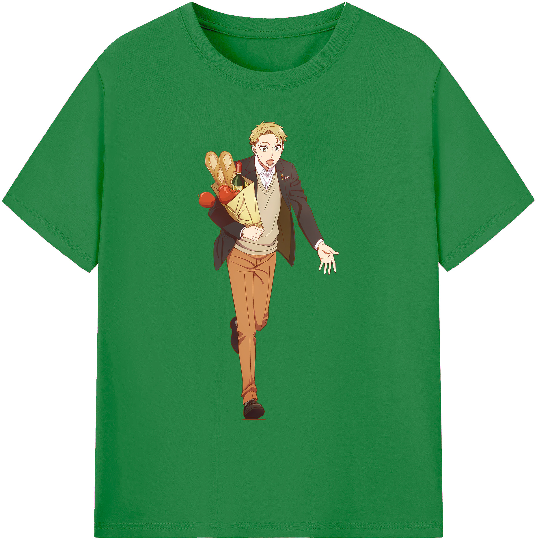 （画像用） SPY×FAMILY间谍家家酒 綿100％ メンズ半袖Tシャツ｜肌触りやわらか＆通気性
