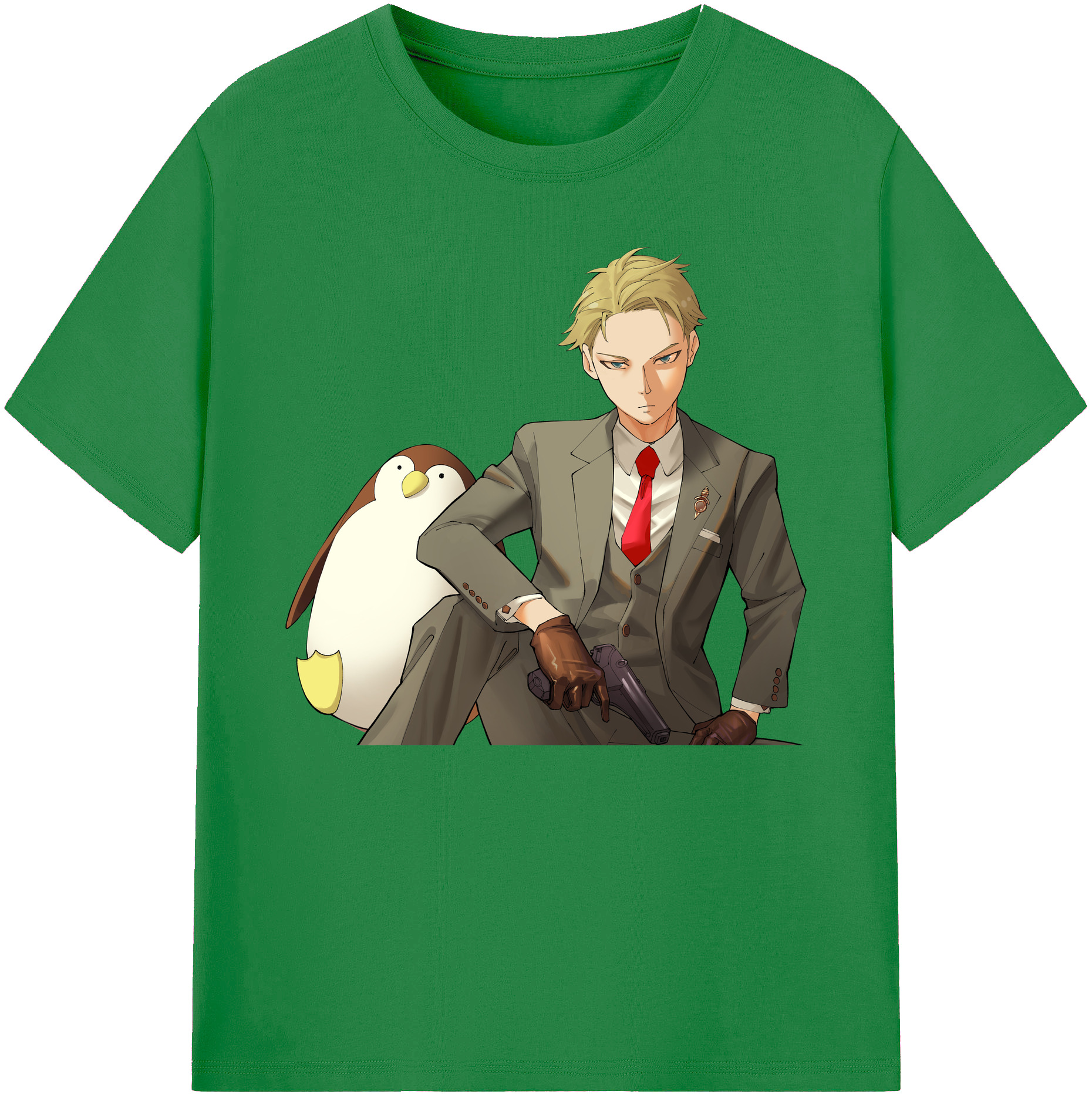 （画像用） SPY×FAMILY间谍家家酒 綿100％ メンズ半袖Tシャツ｜肌触りやわらか＆通気性
