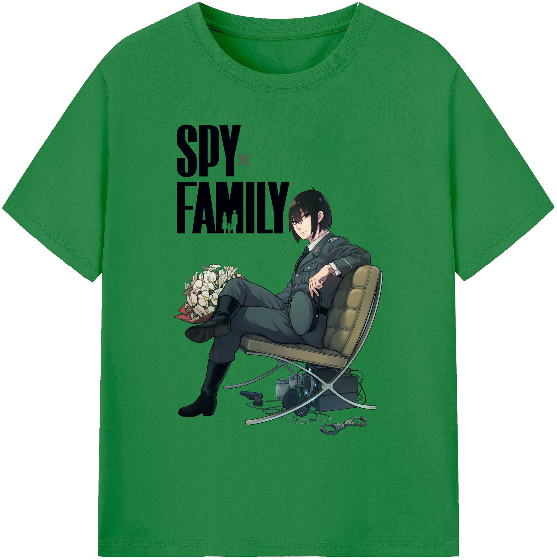 （画像用） SPY×FAMILY间谍家家酒 綿100％ メンズ半袖Tシャツ｜肌触りやわらか＆通気性