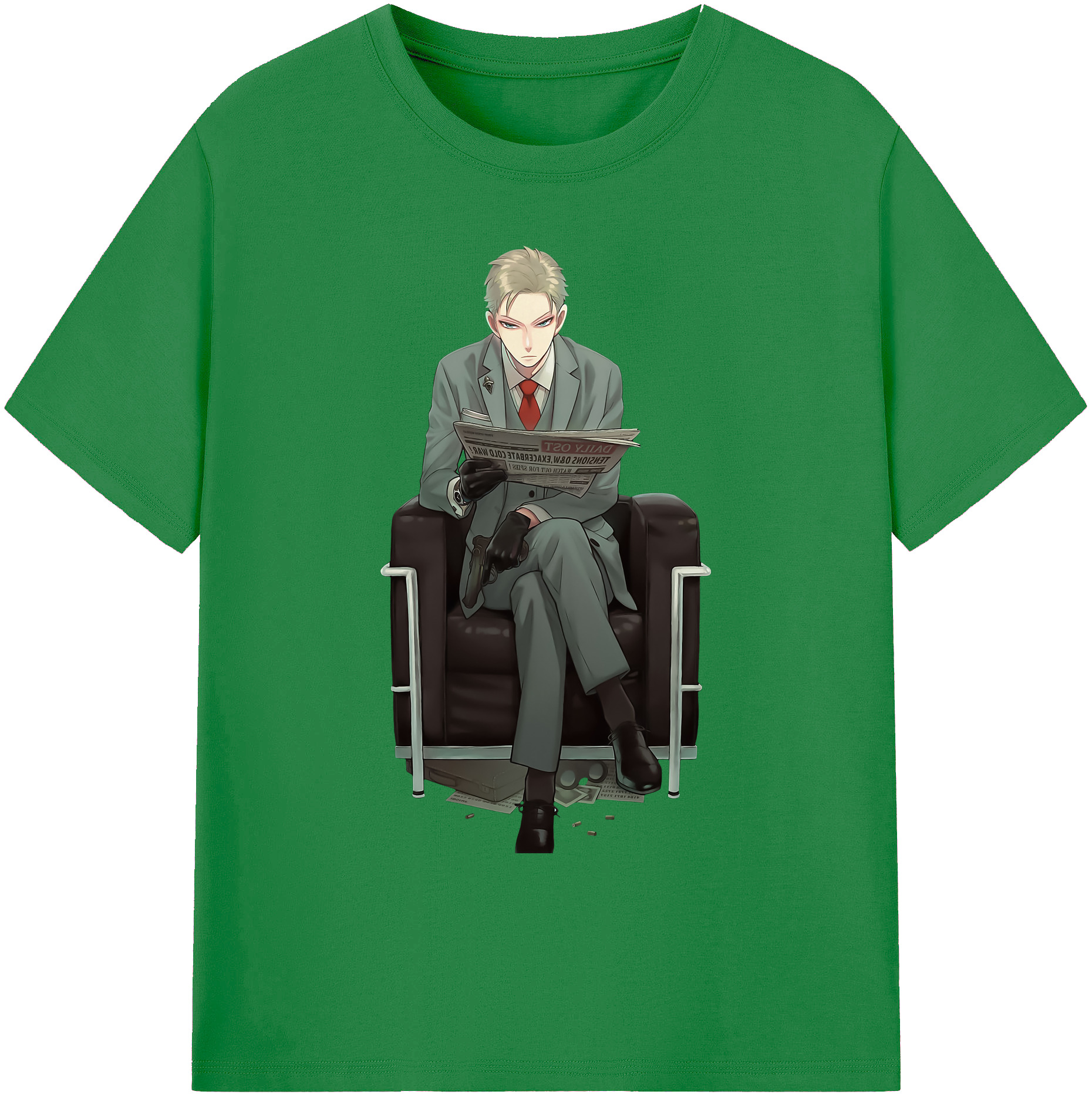 （画像用） SPY×FAMILY间谍家家酒 綿100％ メンズ半袖Tシャツ｜肌触りやわらか＆通気性