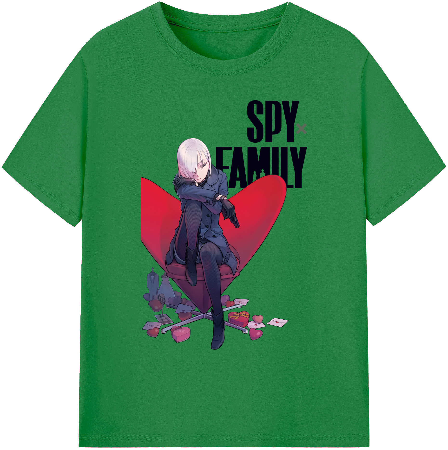 （画像用） SPY×FAMILY间谍家家酒 綿100％ メンズ半袖Tシャツ｜肌触りやわらか＆通気性