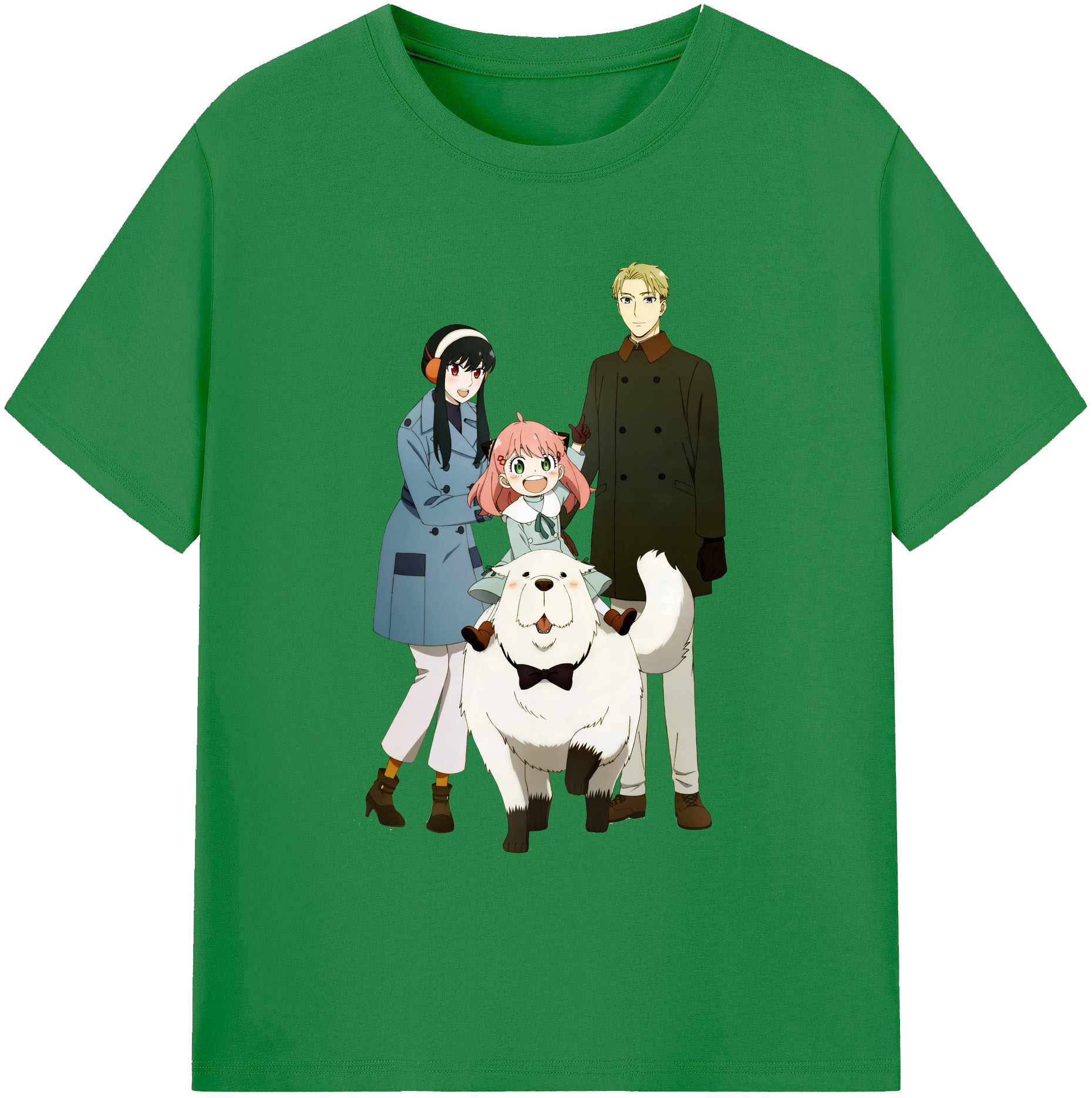 （画像用） SPY×FAMILY间谍家家酒 綿100％ メンズ半袖Tシャツ｜肌触りやわらか＆通気性