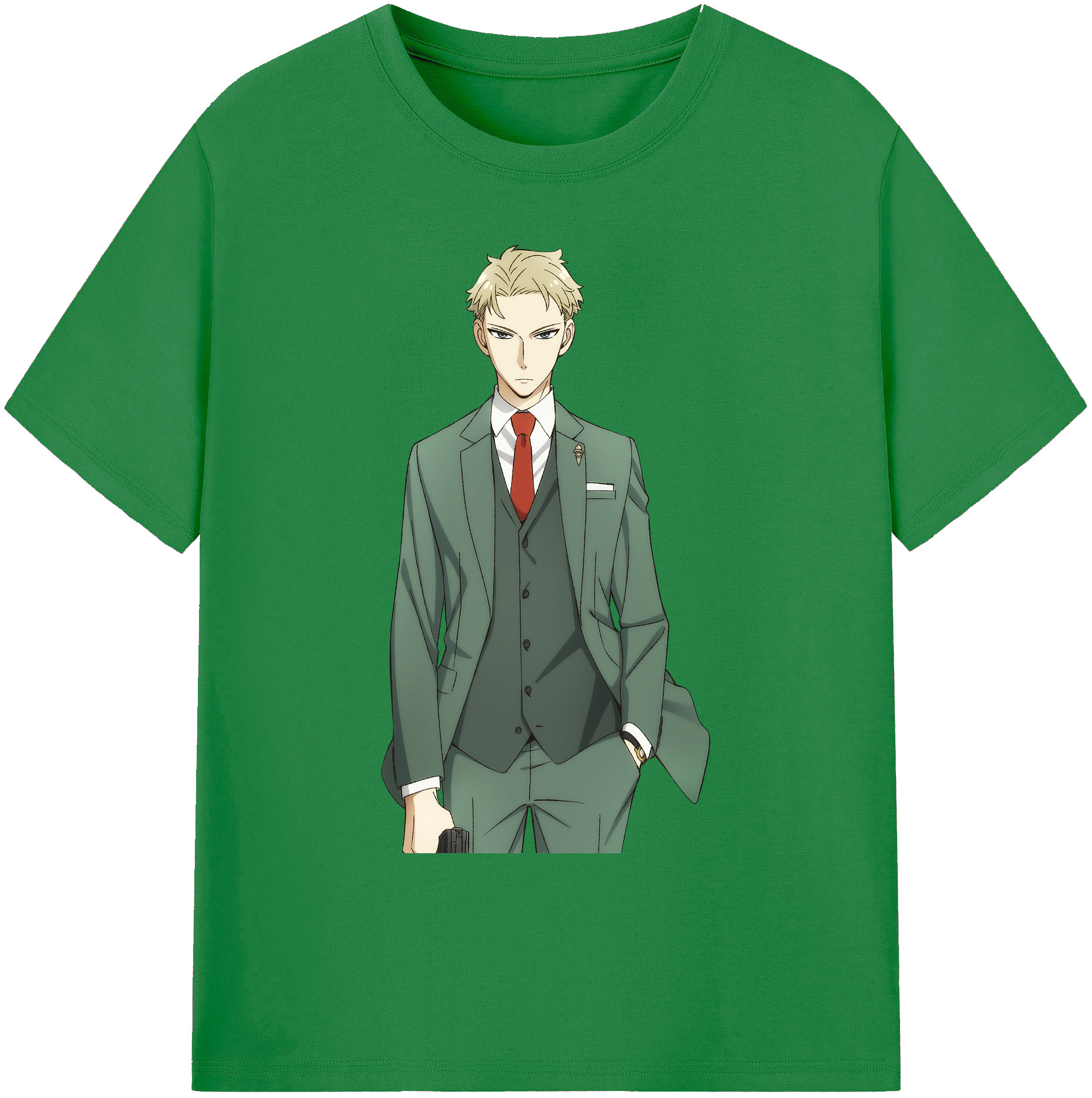 （画像用） SPY×FAMILY间谍家家酒 綿100％ メンズ半袖Tシャツ｜肌触りやわらか＆通気性