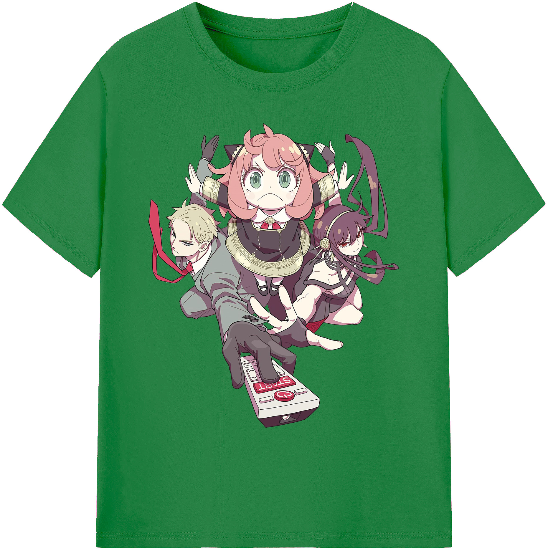 （画像用） SPY×FAMILY间谍家家酒 綿100％ メンズ半袖Tシャツ｜肌触りやわらか＆通気性