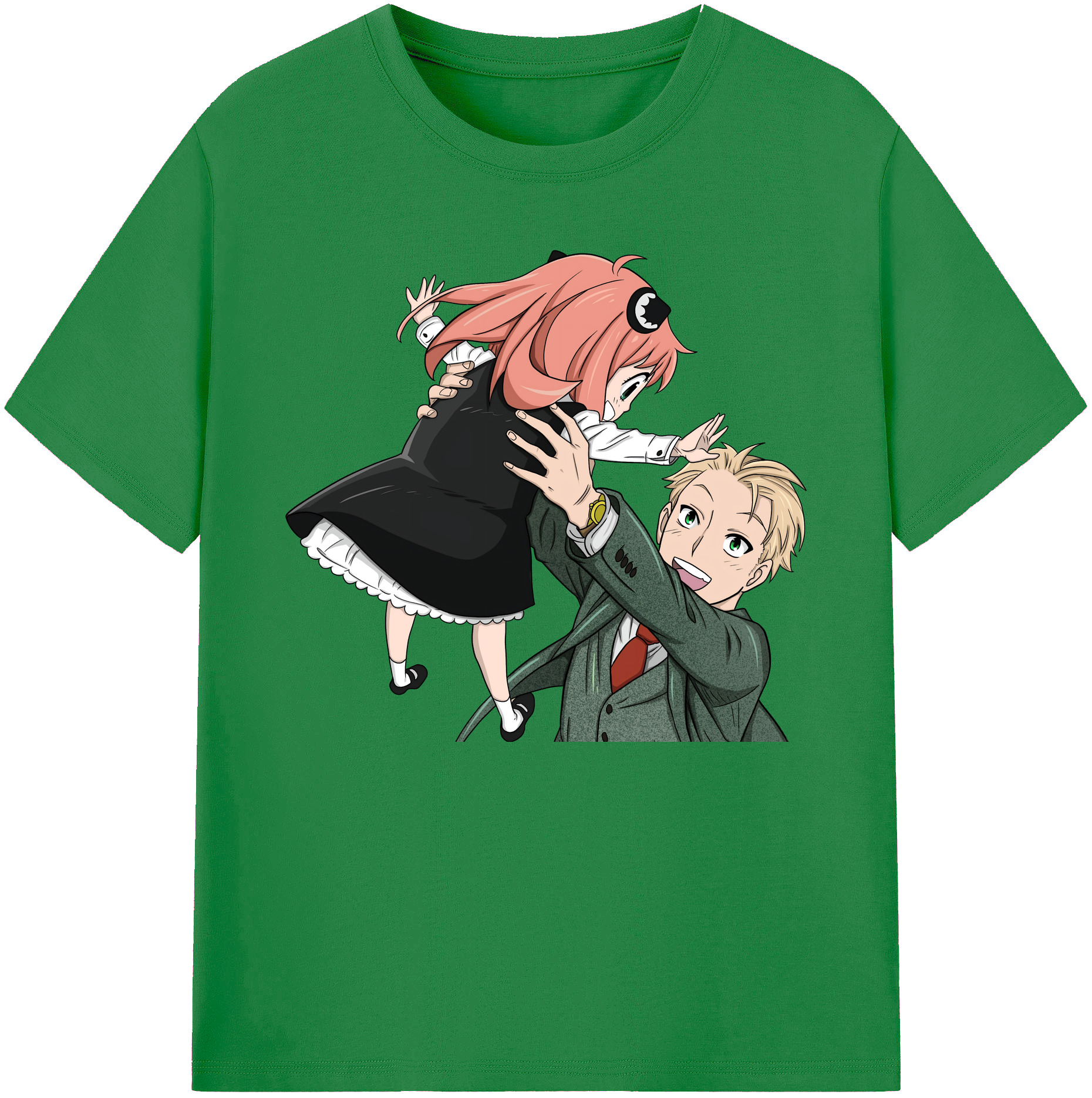 （画像用） SPY×FAMILY间谍家家酒 綿100％ メンズ半袖Tシャツ｜肌触りやわらか＆通気性