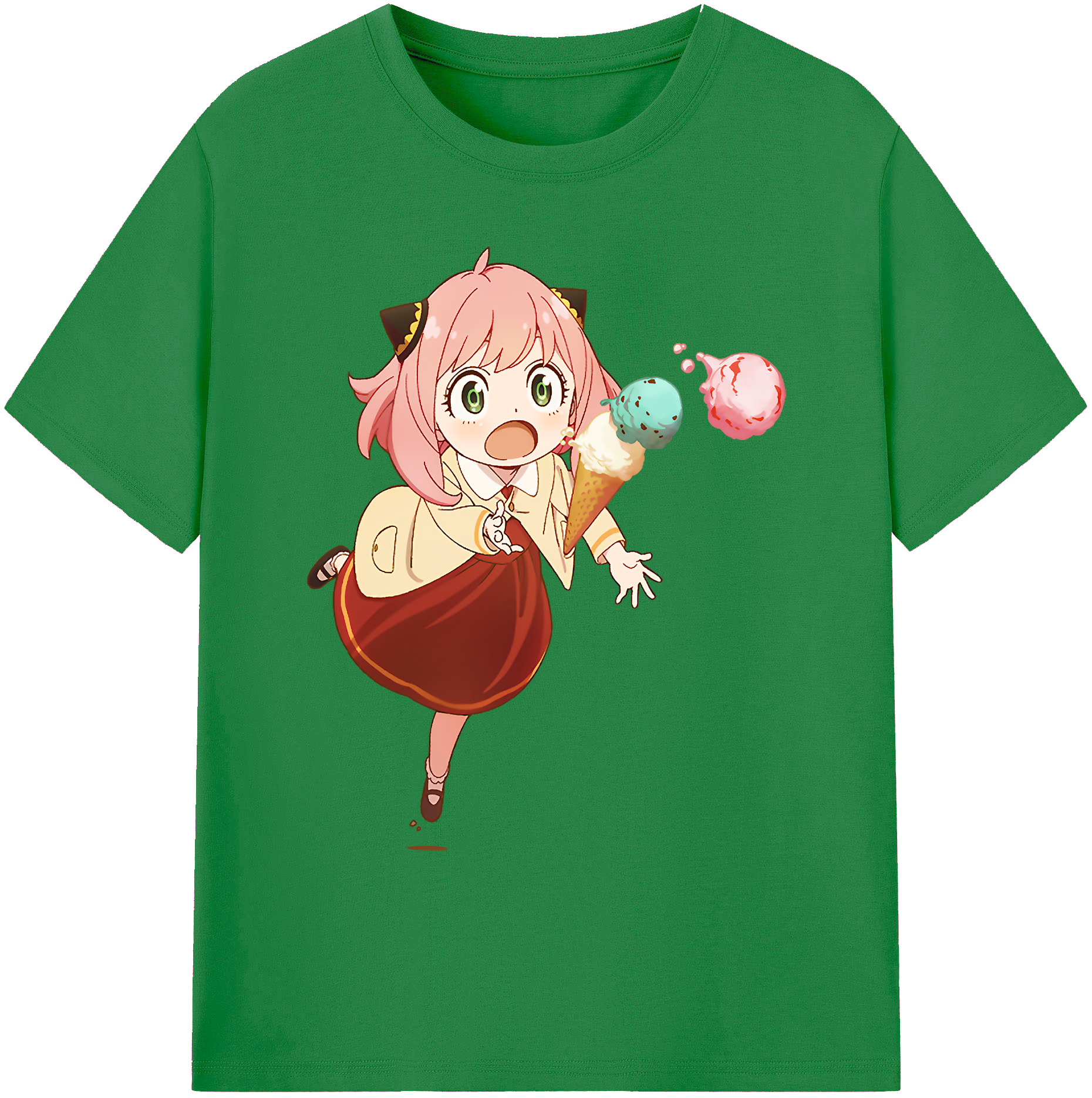 （画像用） SPY×FAMILY间谍家家酒 綿100％ メンズ半袖Tシャツ｜肌触りやわらか＆通気性