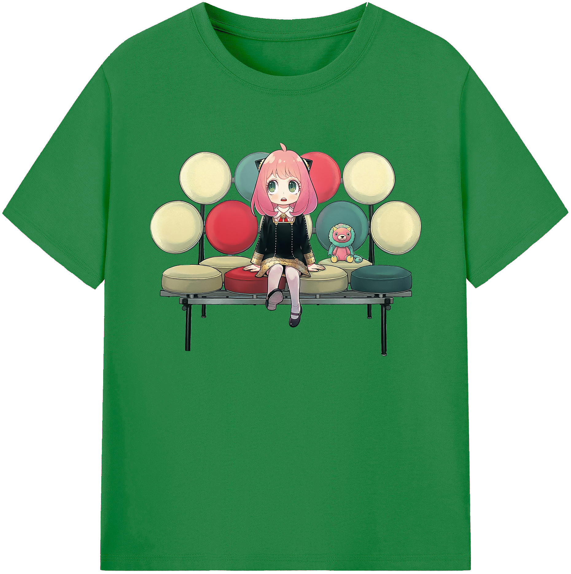 （画像用） SPY×FAMILY间谍家家酒 綿100％ メンズ半袖Tシャツ｜肌触りやわらか＆通気性