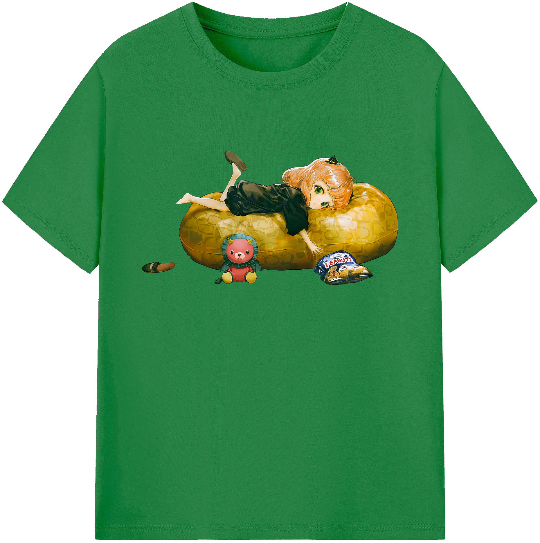 （画像用） SPY×FAMILY间谍家家酒 綿100％ メンズ半袖Tシャツ｜肌触りやわらか＆通気性