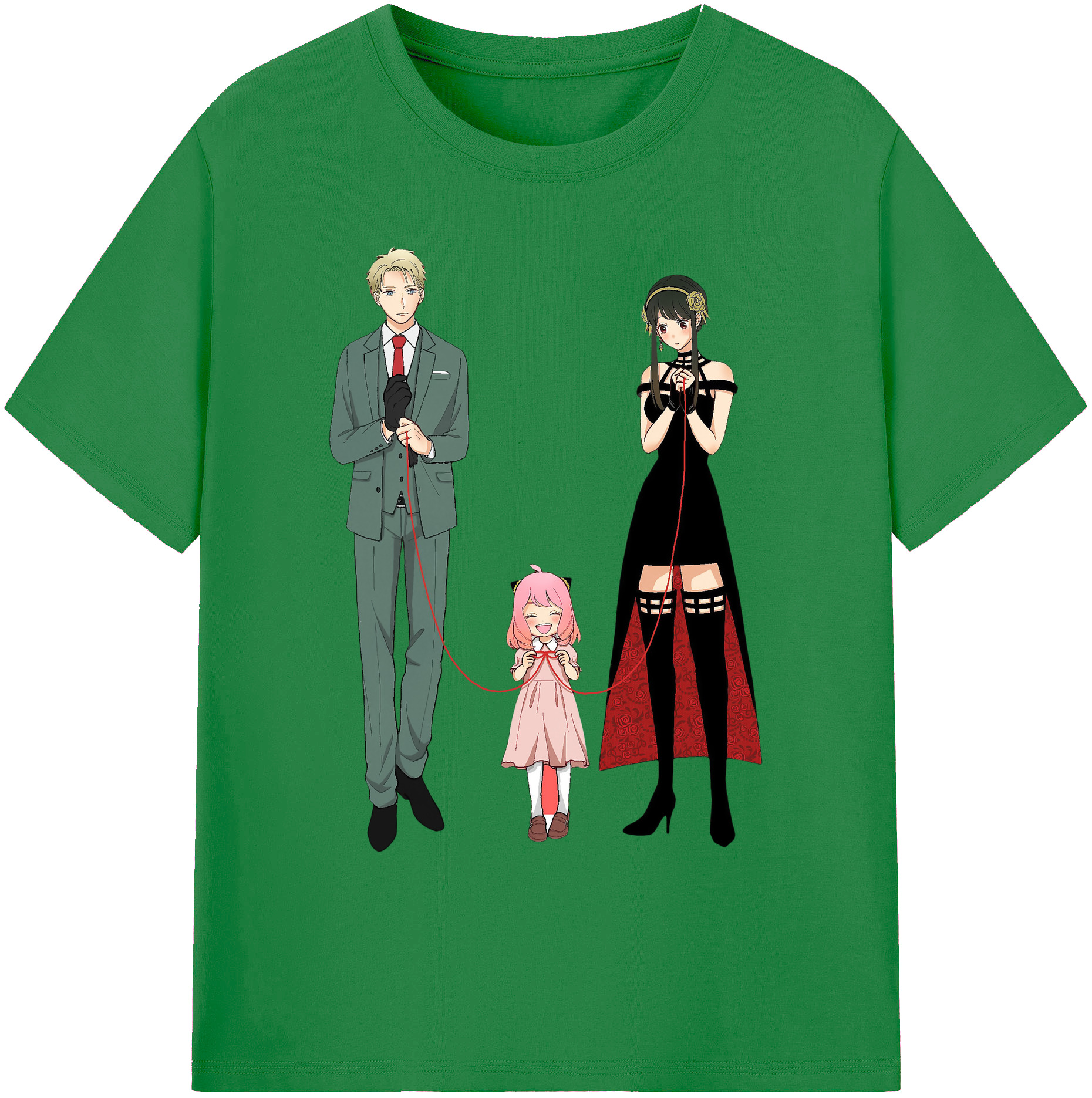 （画像用） SPY×FAMILY间谍家家酒 綿100％ メンズ半袖Tシャツ｜肌触りやわらか＆通気性