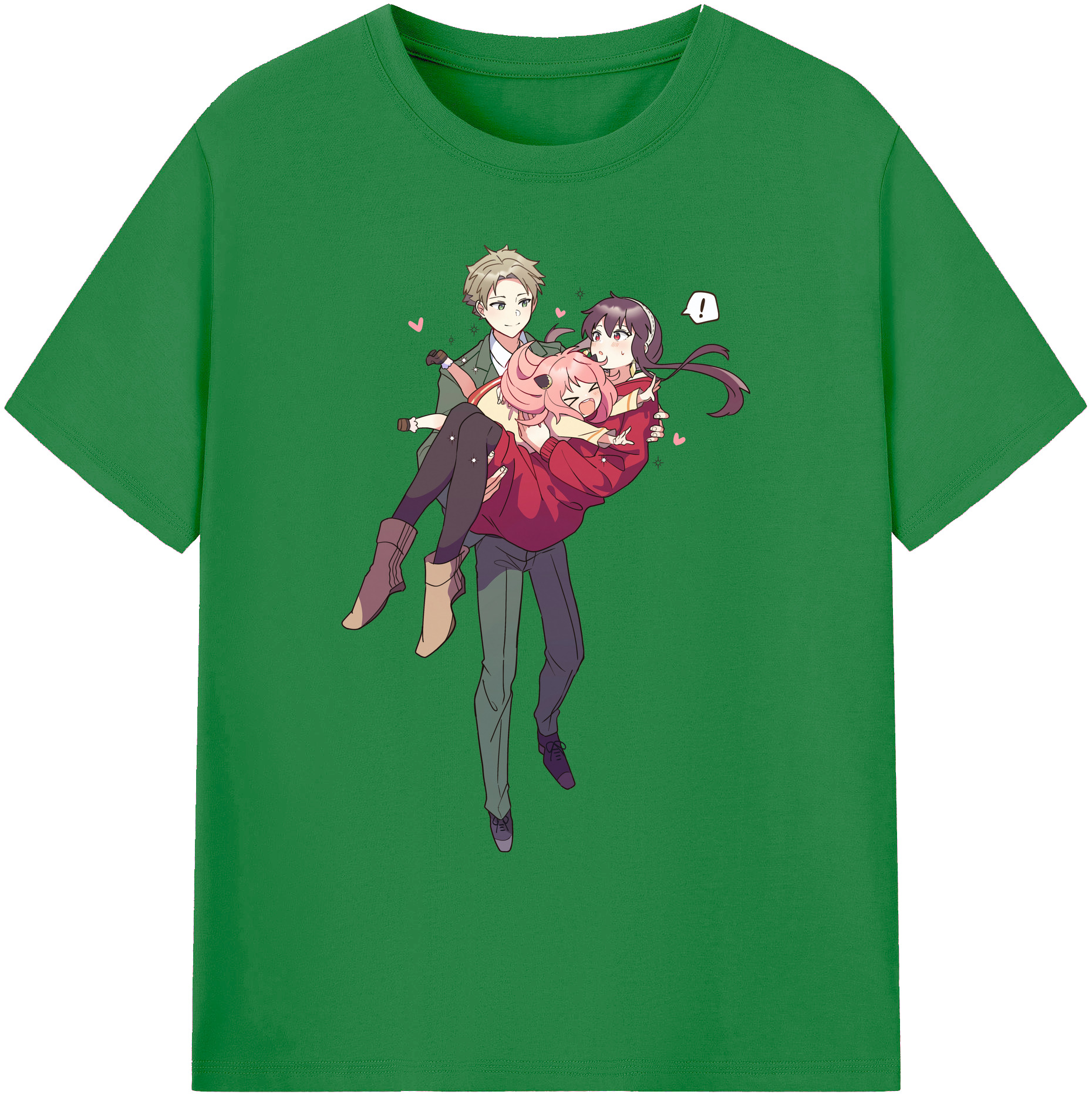 （画像用） SPY×FAMILY间谍家家酒 綿100％ メンズ半袖Tシャツ｜肌触りやわらか＆通気性