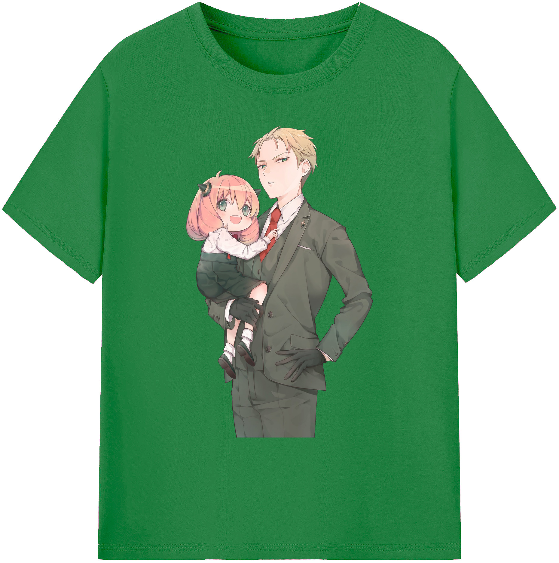 （画像用） SPY×FAMILY间谍家家酒 綿100％ メンズ半袖Tシャツ｜肌触りやわらか＆通気性