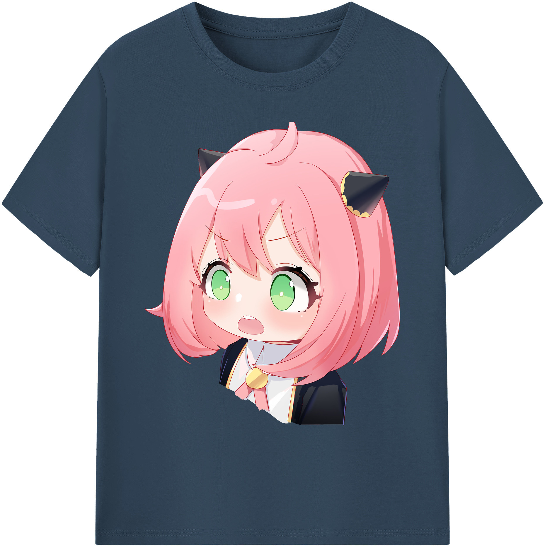 （画像用） SPY×FAMILY间谍家家酒 綿100％ メンズ半袖Tシャツ｜肌触りやわらか＆通気性