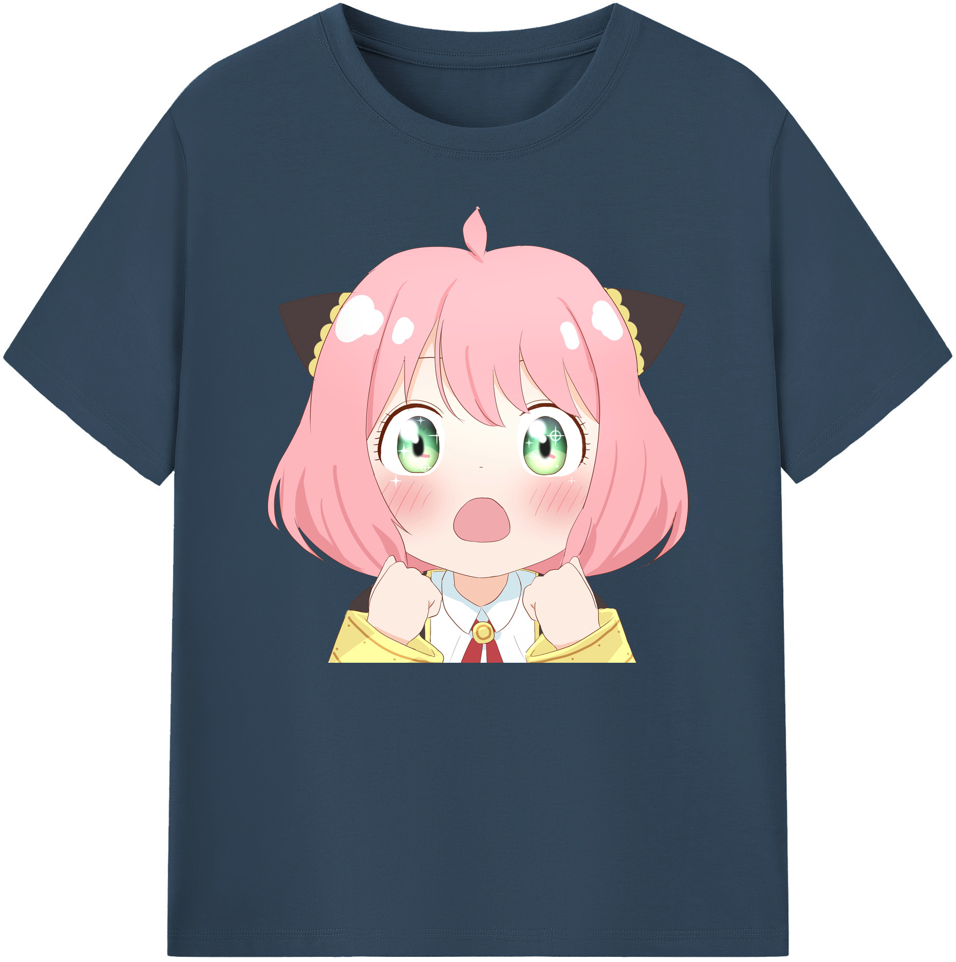 （画像用） SPY×FAMILY间谍家家酒 綿100％ メンズ半袖Tシャツ｜肌触りやわらか＆通気性