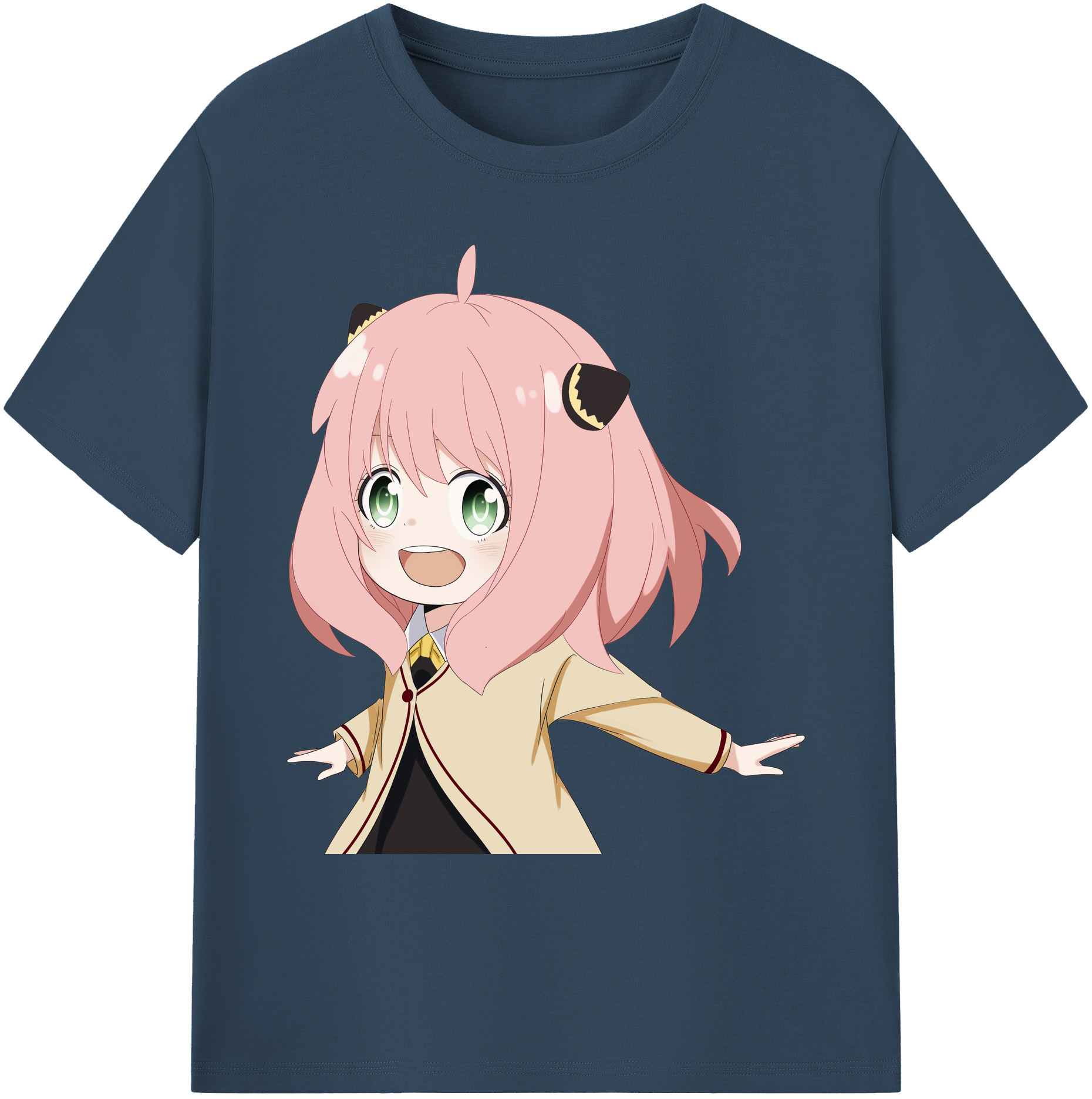 （画像用） SPY×FAMILY间谍家家酒 綿100％ メンズ半袖Tシャツ｜肌触りやわらか＆通気性