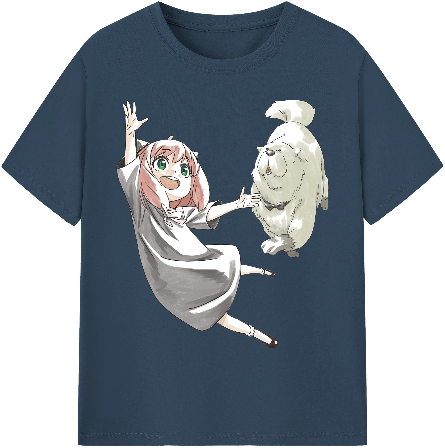 （画像用） SPY×FAMILY间谍家家酒 綿100％ メンズ半袖Tシャツ｜肌触りやわらか＆通気性