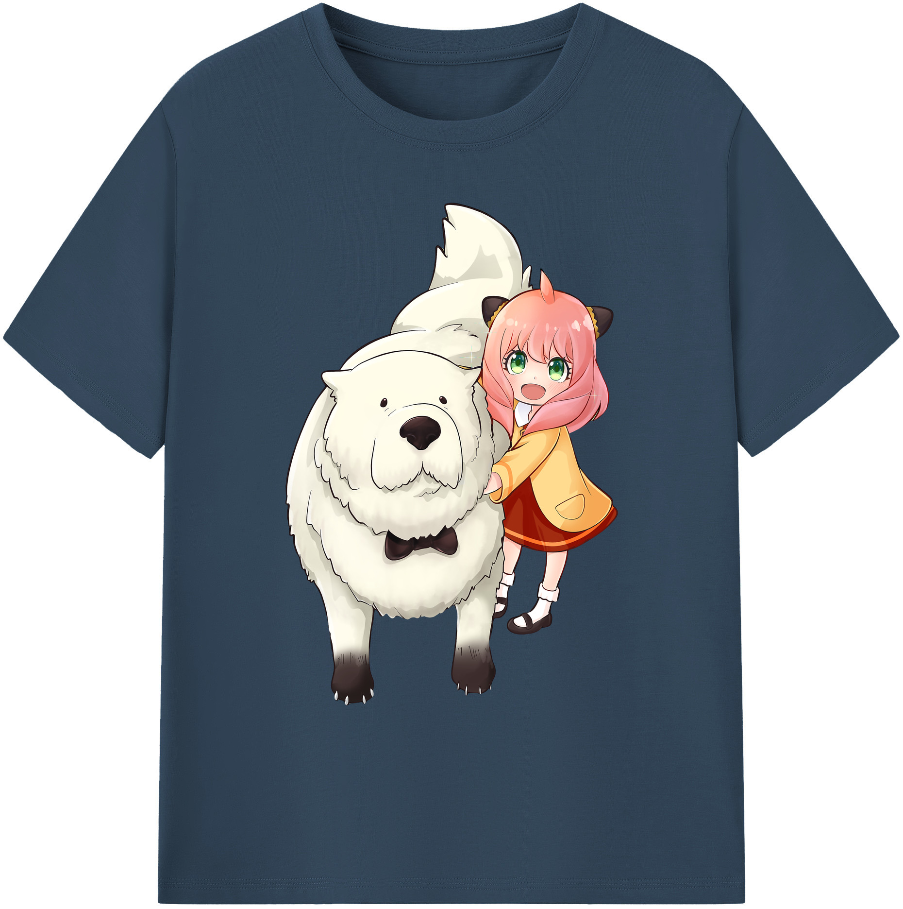 （画像用） SPY×FAMILY间谍家家酒 綿100％ メンズ半袖Tシャツ｜肌触りやわらか＆通気性