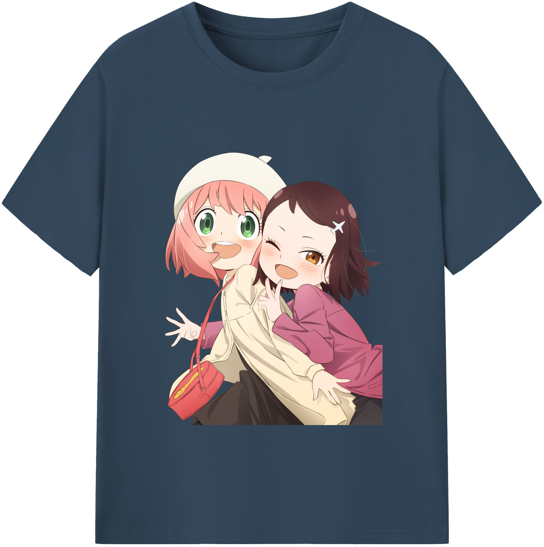 （画像用） SPY×FAMILY间谍家家酒 綿100％ メンズ半袖Tシャツ｜肌触りやわらか＆通気性