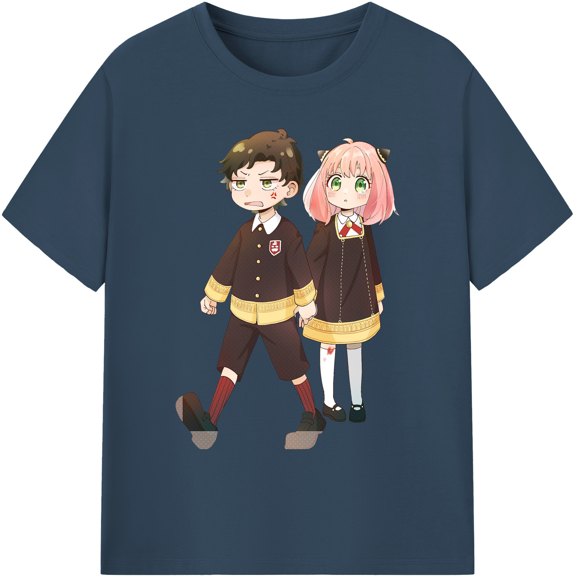 （画像用） SPY×FAMILY间谍家家酒 綿100％ メンズ半袖Tシャツ｜肌触りやわらか＆通気性