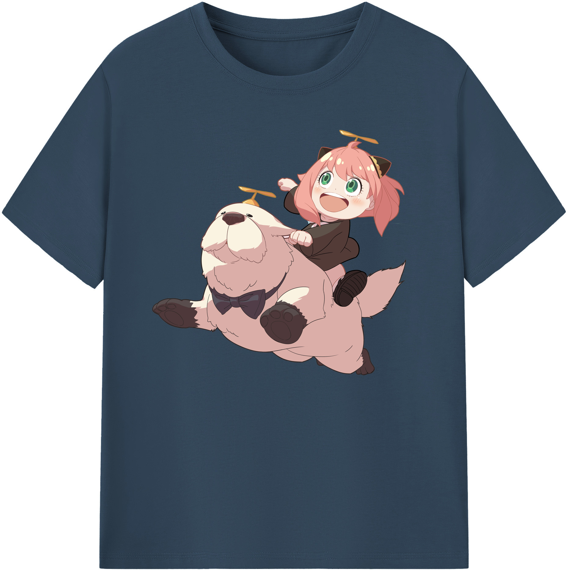 （画像用） SPY×FAMILY间谍家家酒 綿100％ メンズ半袖Tシャツ｜肌触りやわらか＆通気性
