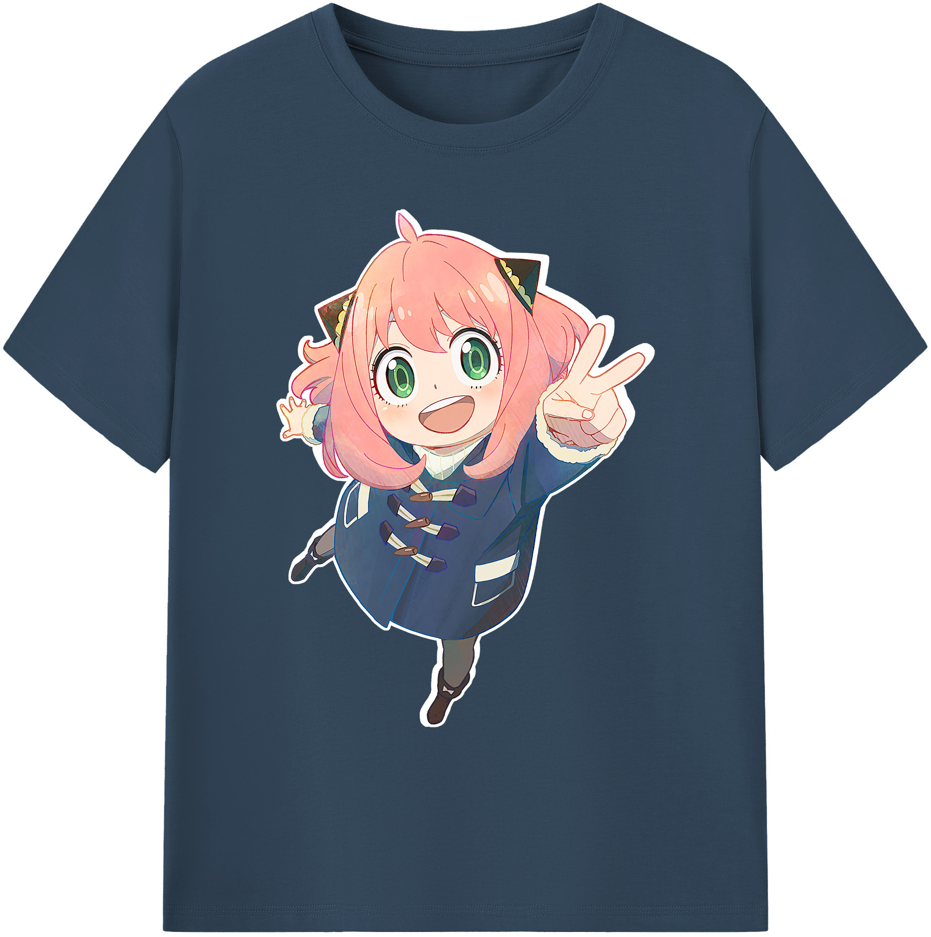 （画像用） SPY×FAMILY间谍家家酒 綿100％ メンズ半袖Tシャツ｜肌触りやわらか＆通気性