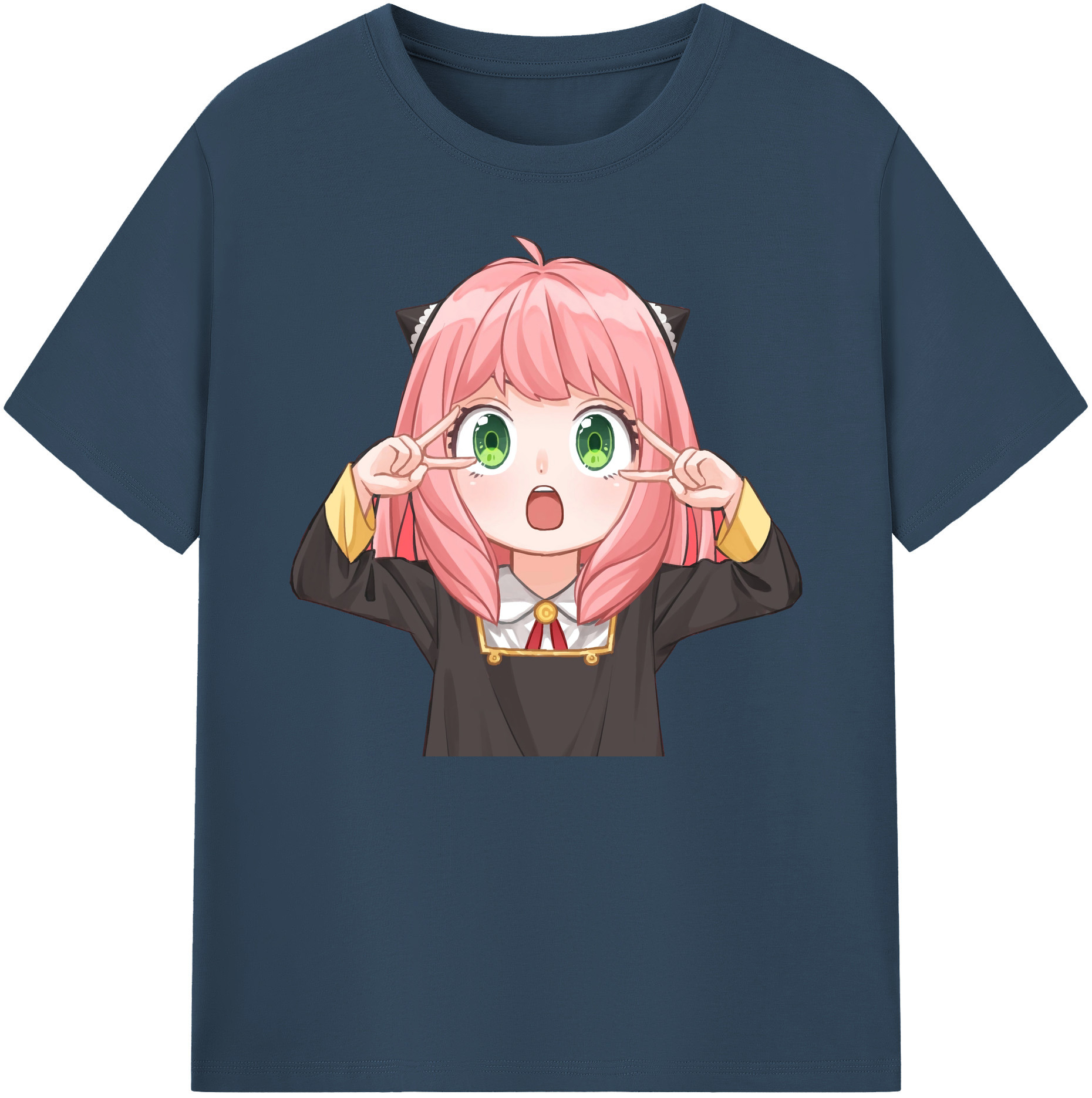 （画像用） SPY×FAMILY间谍家家酒 綿100％ メンズ半袖Tシャツ｜肌触りやわらか＆通気性