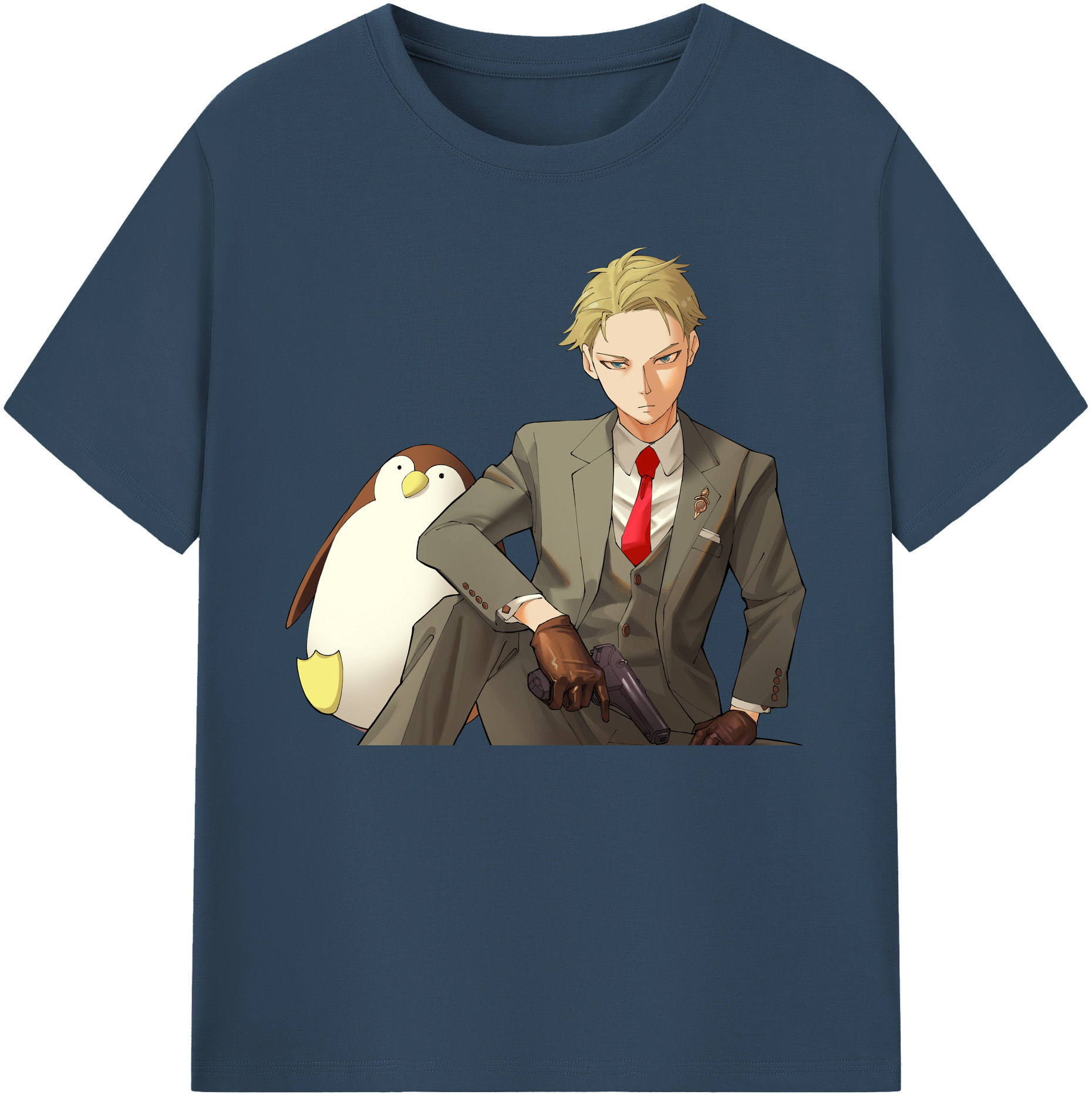 （画像用） SPY×FAMILY间谍家家酒 綿100％ メンズ半袖Tシャツ｜肌触りやわらか＆通気性