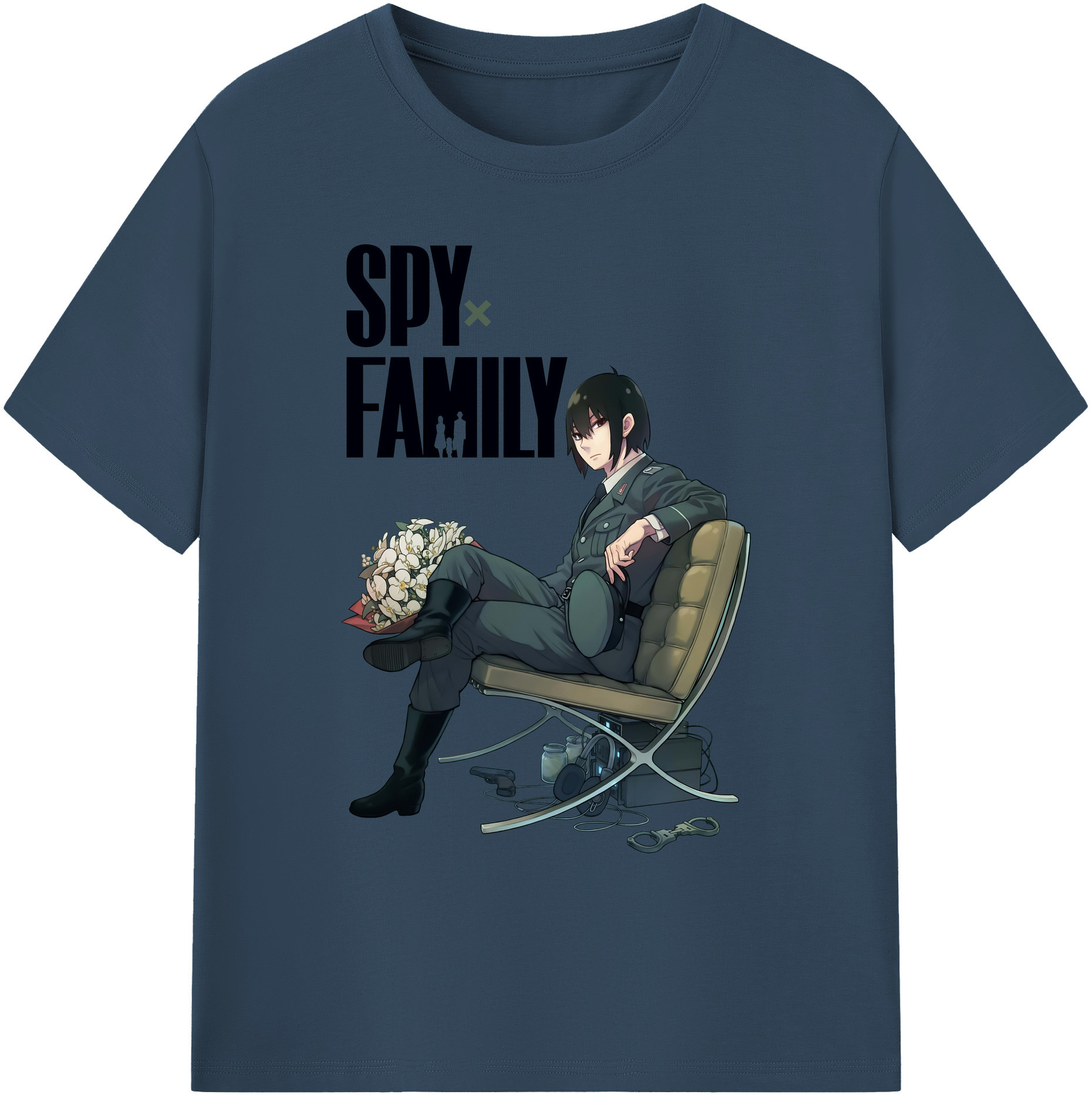 （画像用） SPY×FAMILY间谍家家酒 綿100％ メンズ半袖Tシャツ｜肌触りやわらか＆通気性