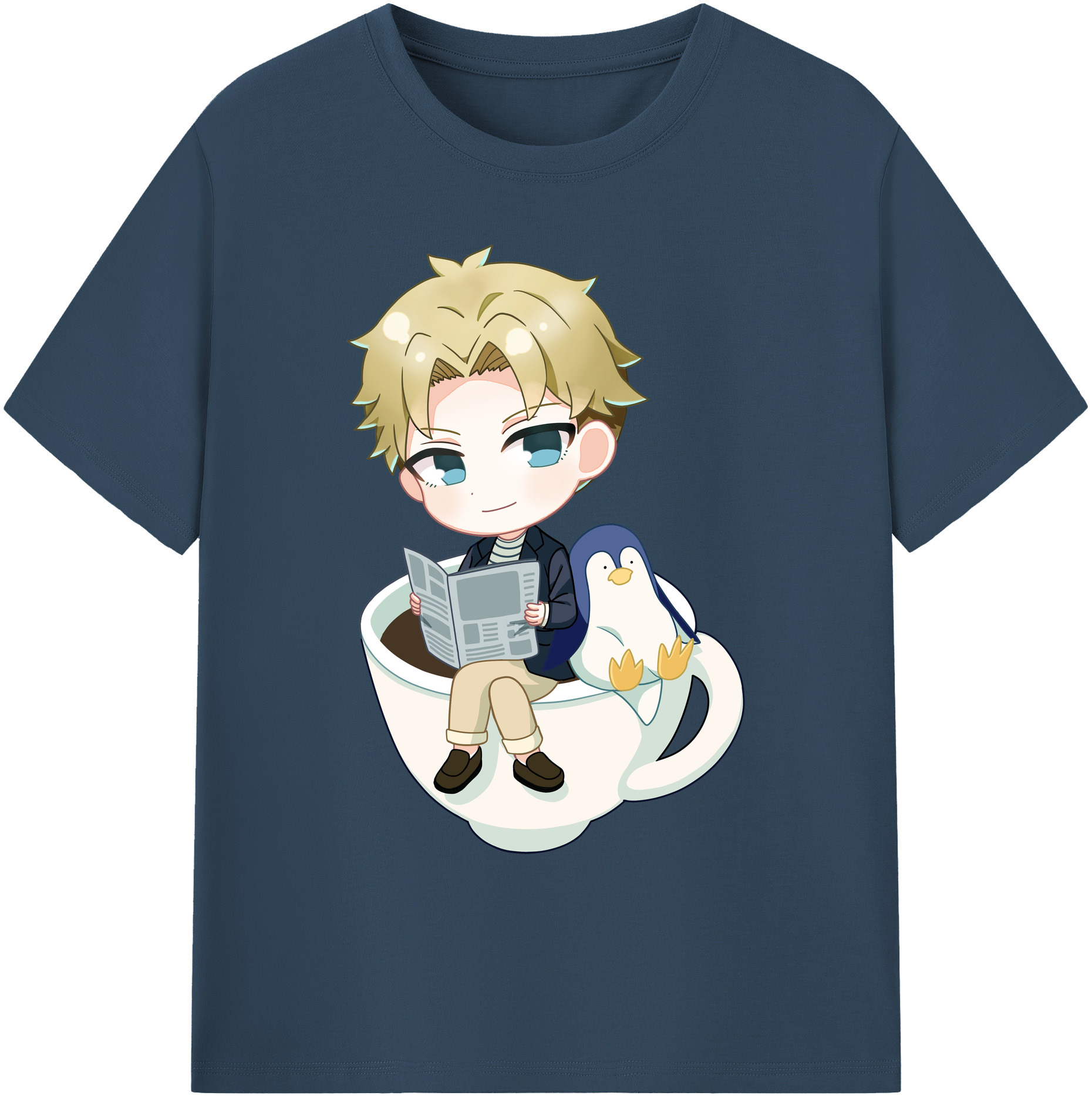 （画像用） SPY×FAMILY间谍家家酒 綿100％ メンズ半袖Tシャツ｜肌触りやわらか＆通気性