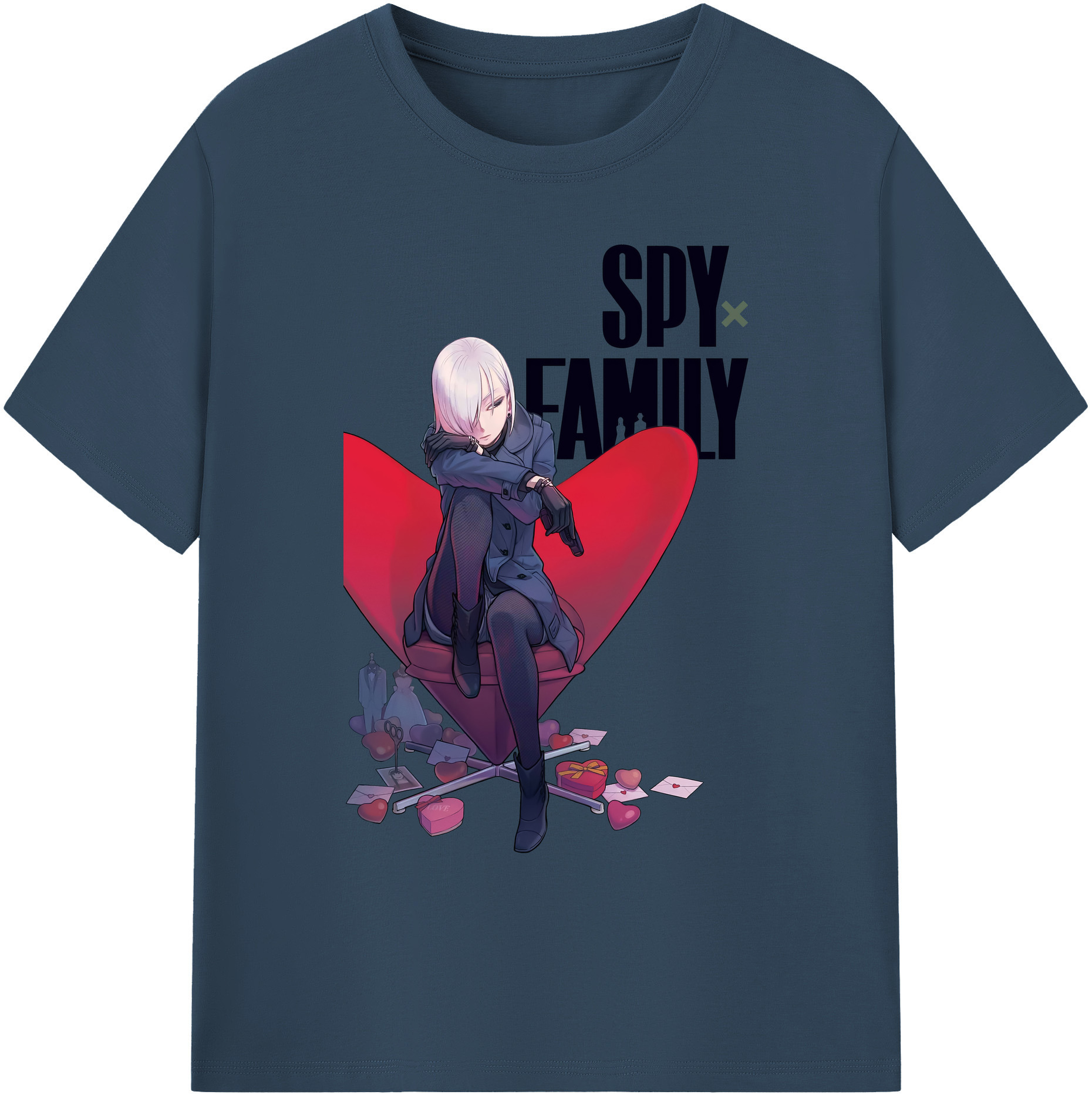 （画像用） SPY×FAMILY间谍家家酒 綿100％ メンズ半袖Tシャツ｜肌触りやわらか＆通気性