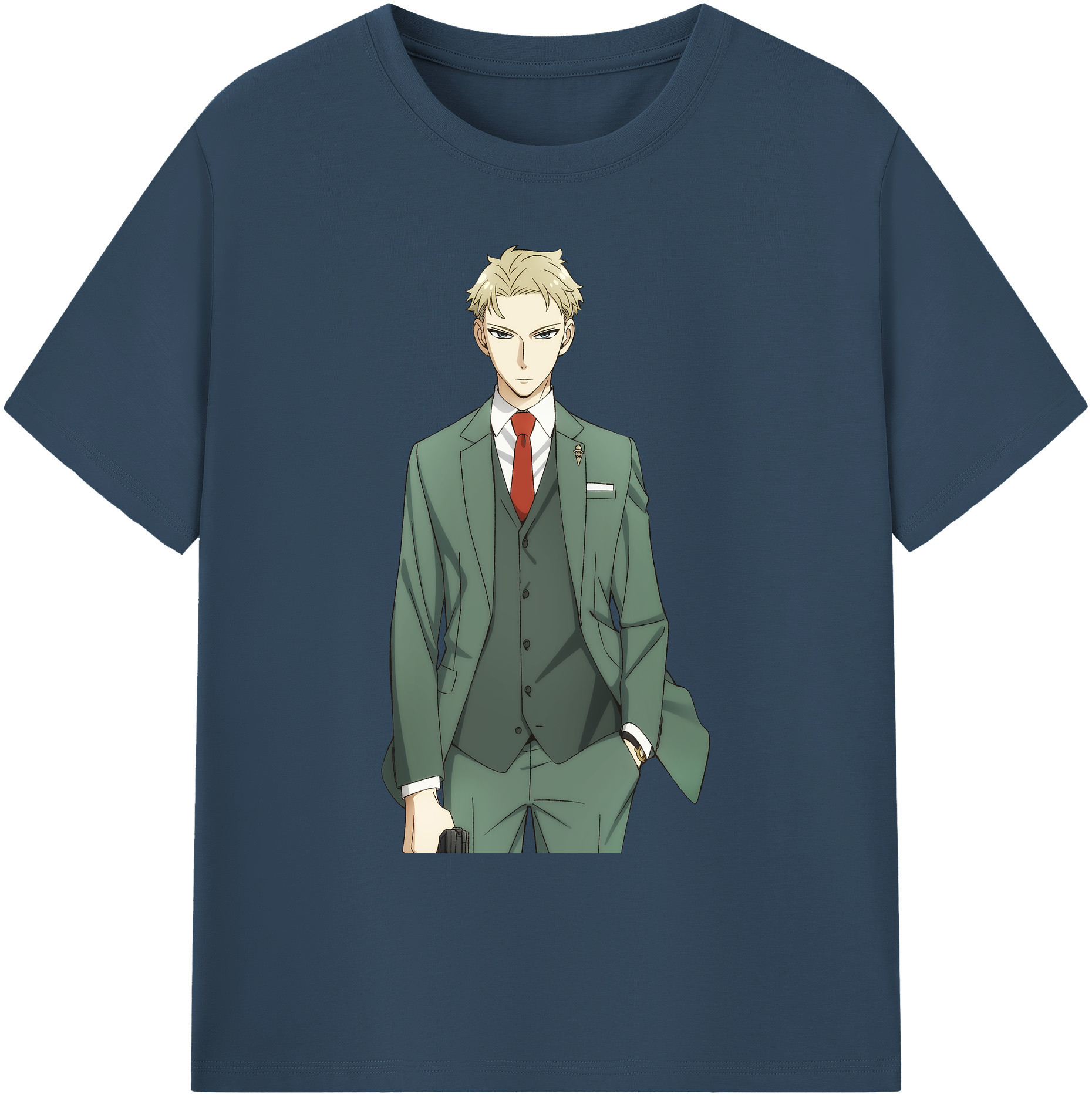（画像用） SPY×FAMILY间谍家家酒 綿100％ メンズ半袖Tシャツ｜肌触りやわらか＆通気性
