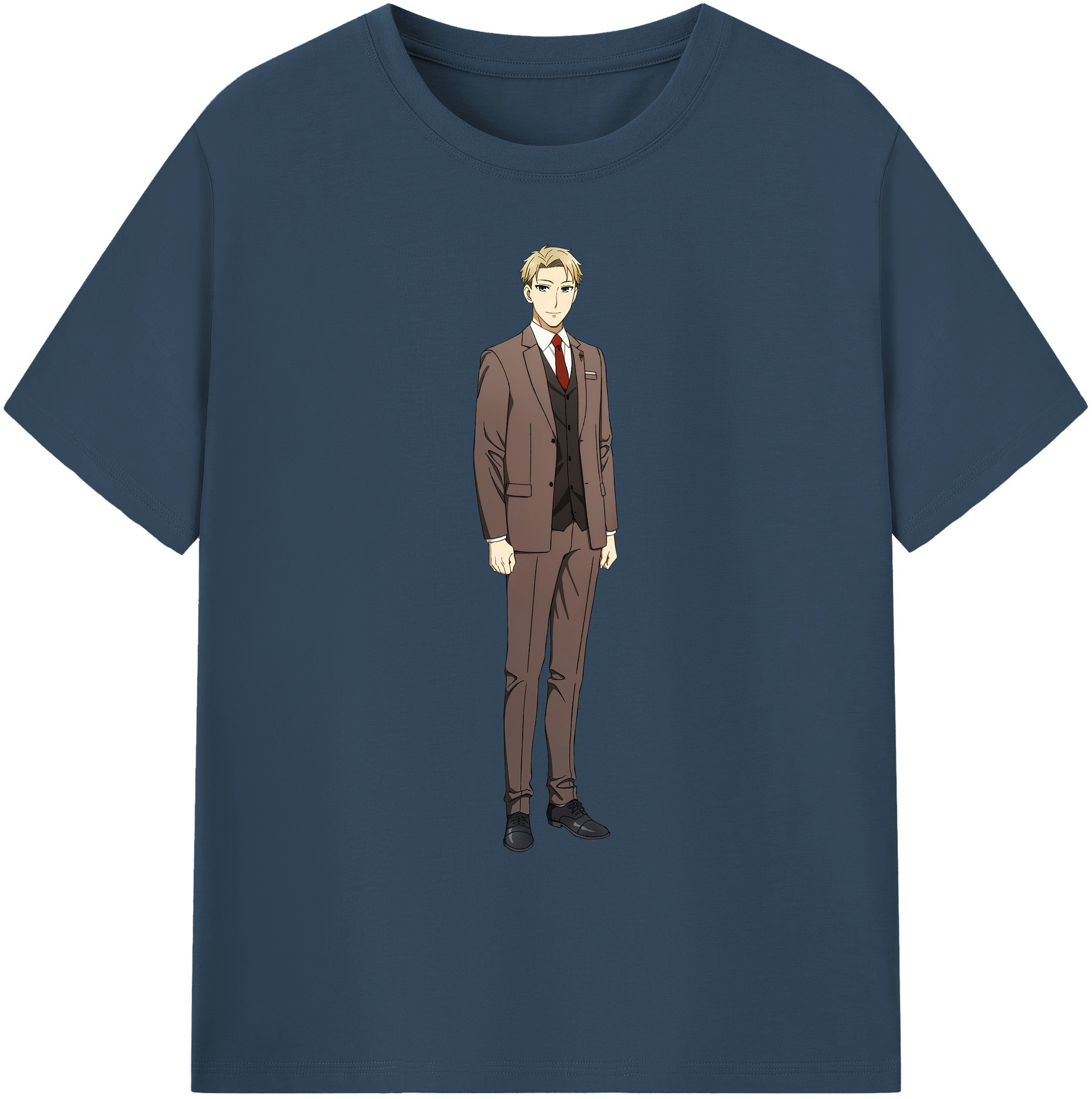 （画像用） SPY×FAMILY间谍家家酒 綿100％ メンズ半袖Tシャツ｜肌触りやわらか＆通気性