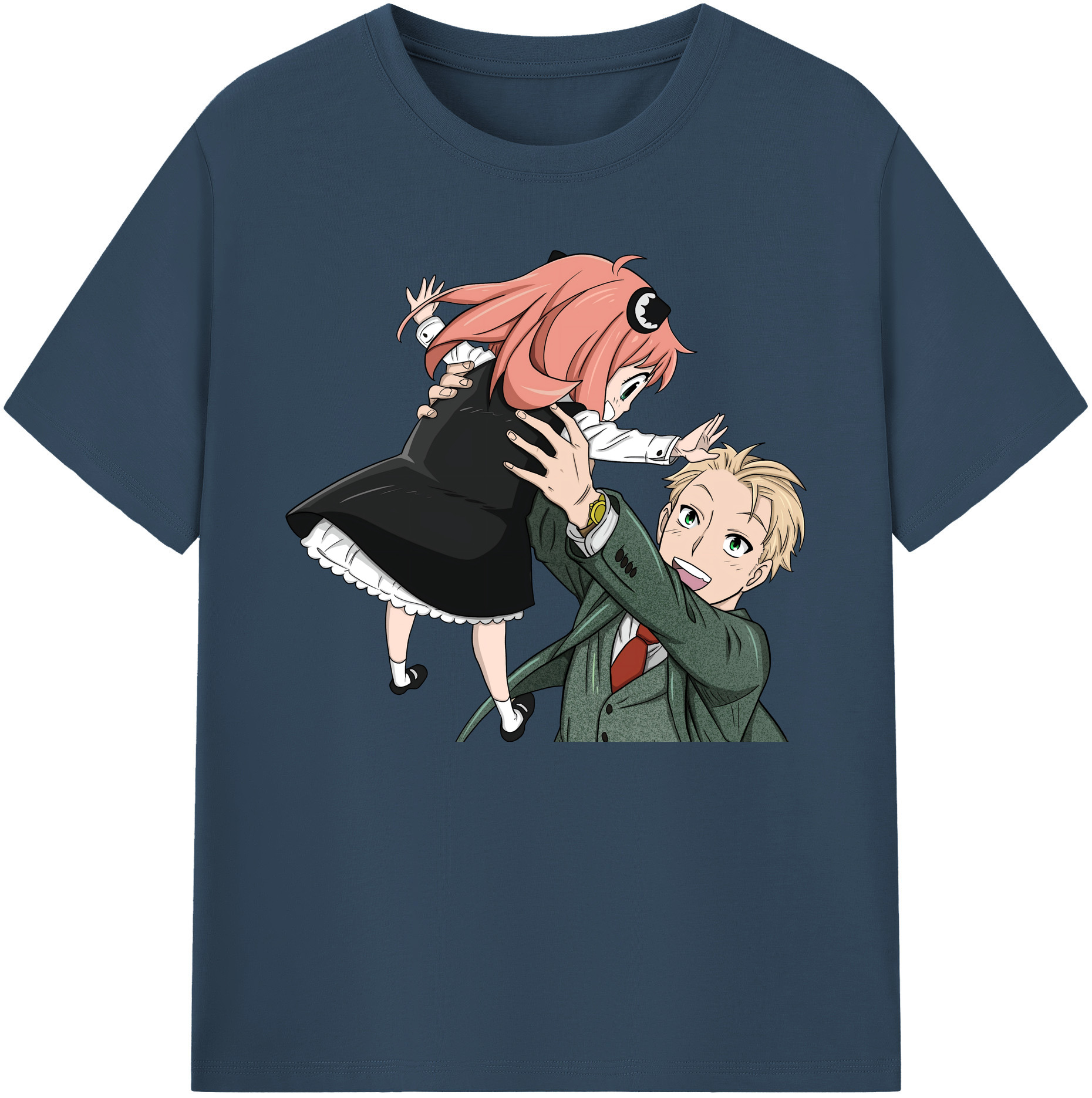 （画像用） SPY×FAMILY间谍家家酒 綿100％ メンズ半袖Tシャツ｜肌触りやわらか＆通気性