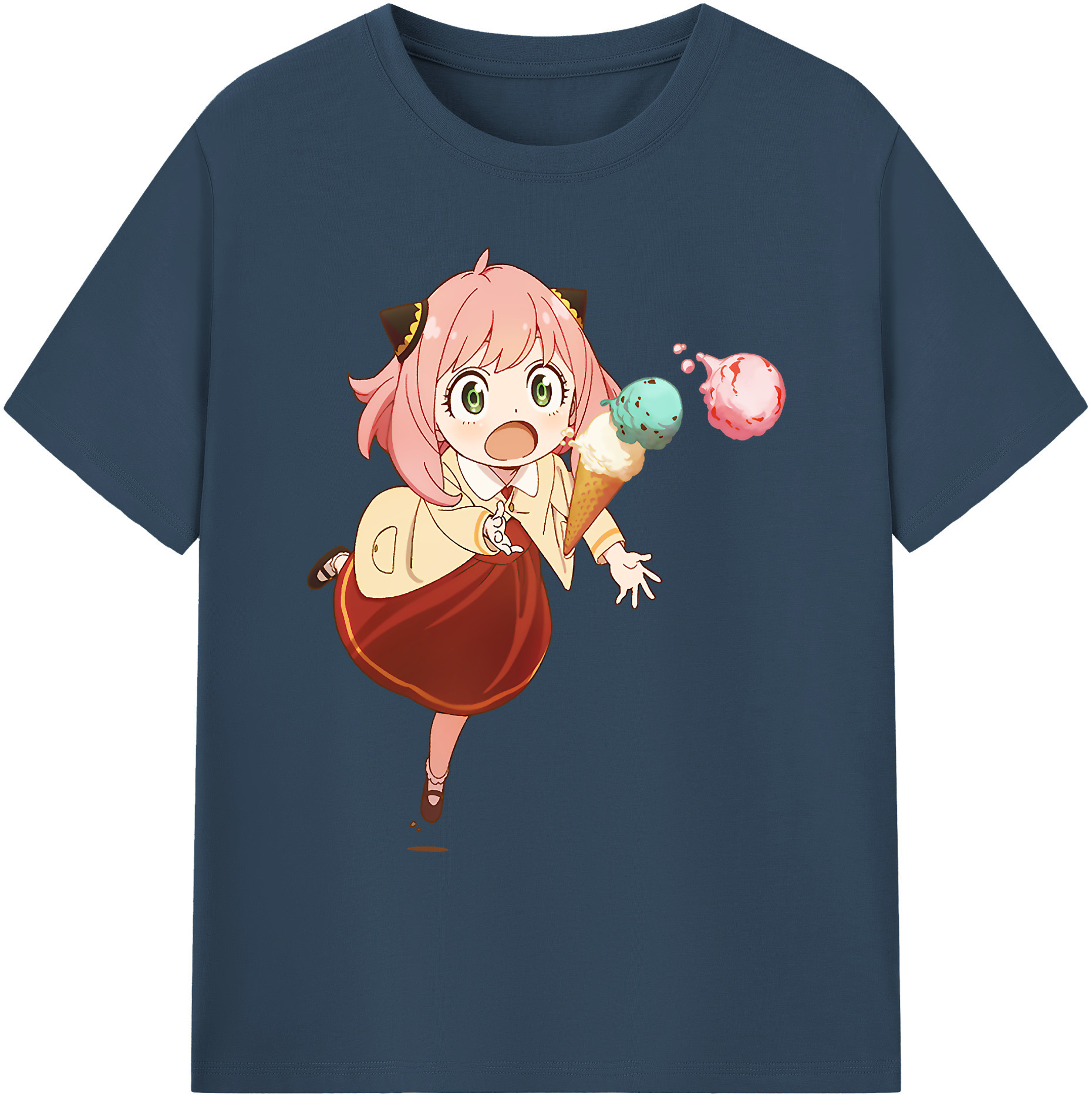 （画像用） SPY×FAMILY间谍家家酒 綿100％ メンズ半袖Tシャツ｜肌触りやわらか＆通気性