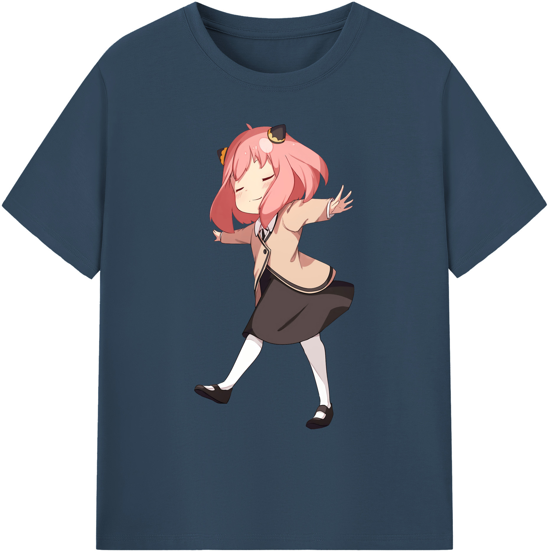 （画像用） SPY×FAMILY间谍家家酒 綿100％ メンズ半袖Tシャツ｜肌触りやわらか＆通気性