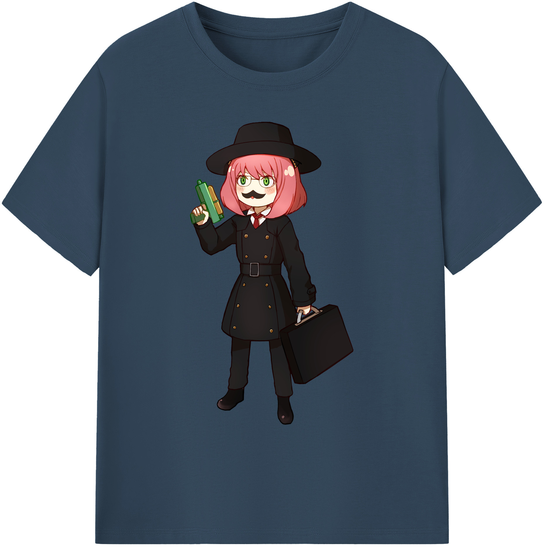 （画像用） SPY×FAMILY间谍家家酒 綿100％ メンズ半袖Tシャツ｜肌触りやわらか＆通気性