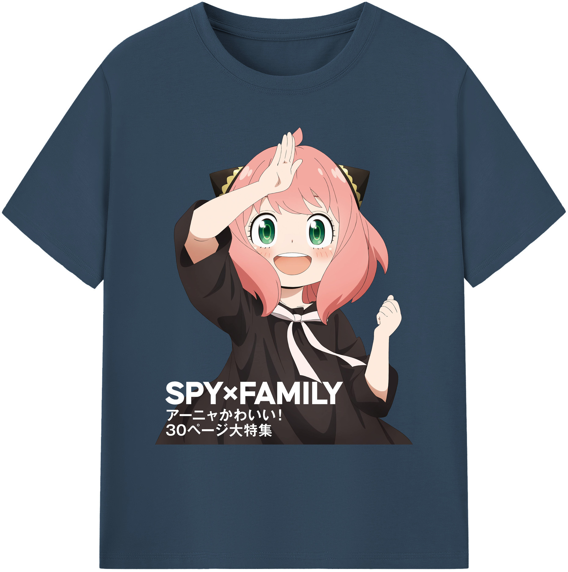 （画像用） SPY×FAMILY间谍家家酒 綿100％ メンズ半袖Tシャツ｜肌触りやわらか＆通気性