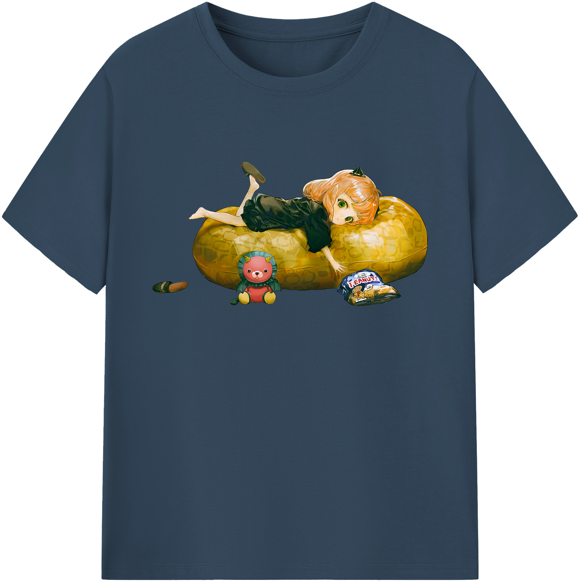（画像用） SPY×FAMILY间谍家家酒 綿100％ メンズ半袖Tシャツ｜肌触りやわらか＆通気性