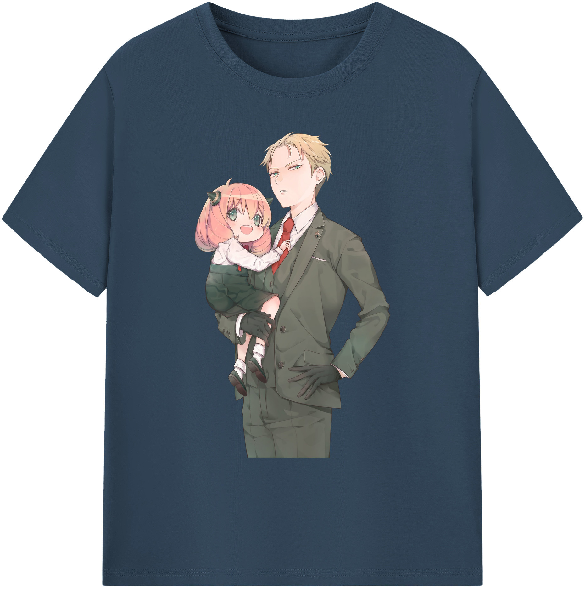 （画像用） SPY×FAMILY间谍家家酒 綿100％ メンズ半袖Tシャツ｜肌触りやわらか＆通気性
