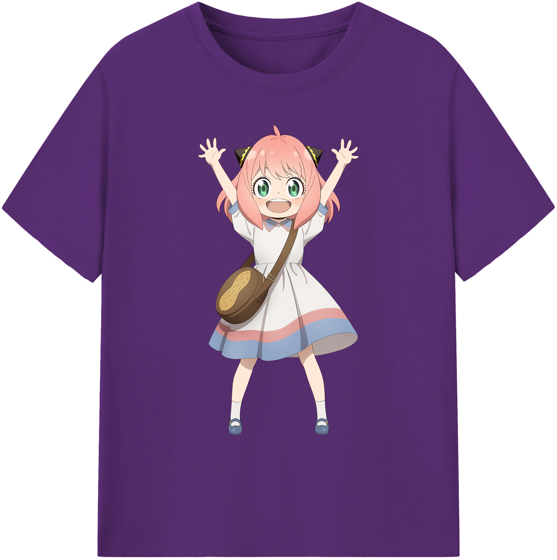 （画像用） SPY×FAMILY间谍家家酒 綿100％ メンズ半袖Tシャツ｜肌触りやわらか＆通気性