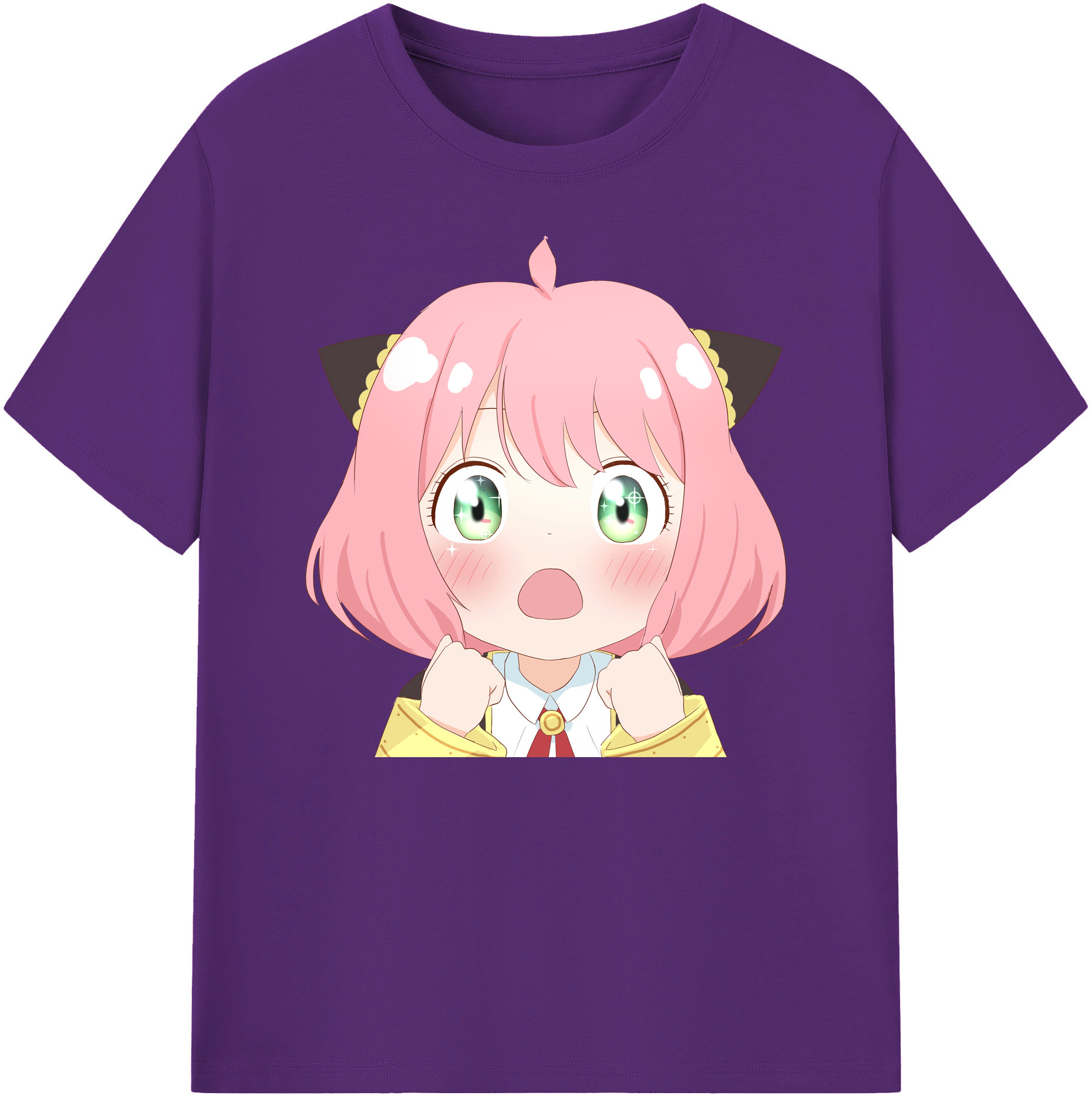 （画像用） SPY×FAMILY间谍家家酒 綿100％ メンズ半袖Tシャツ｜肌触りやわらか＆通気性