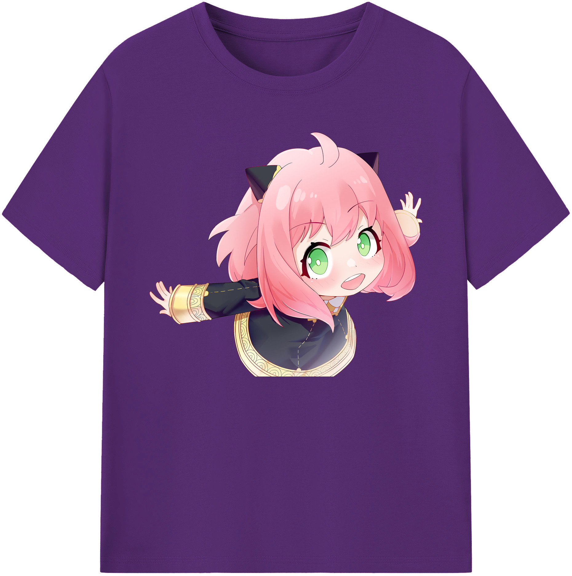 （画像用） SPY×FAMILY间谍家家酒 綿100％ メンズ半袖Tシャツ｜肌触りやわらか＆通気性