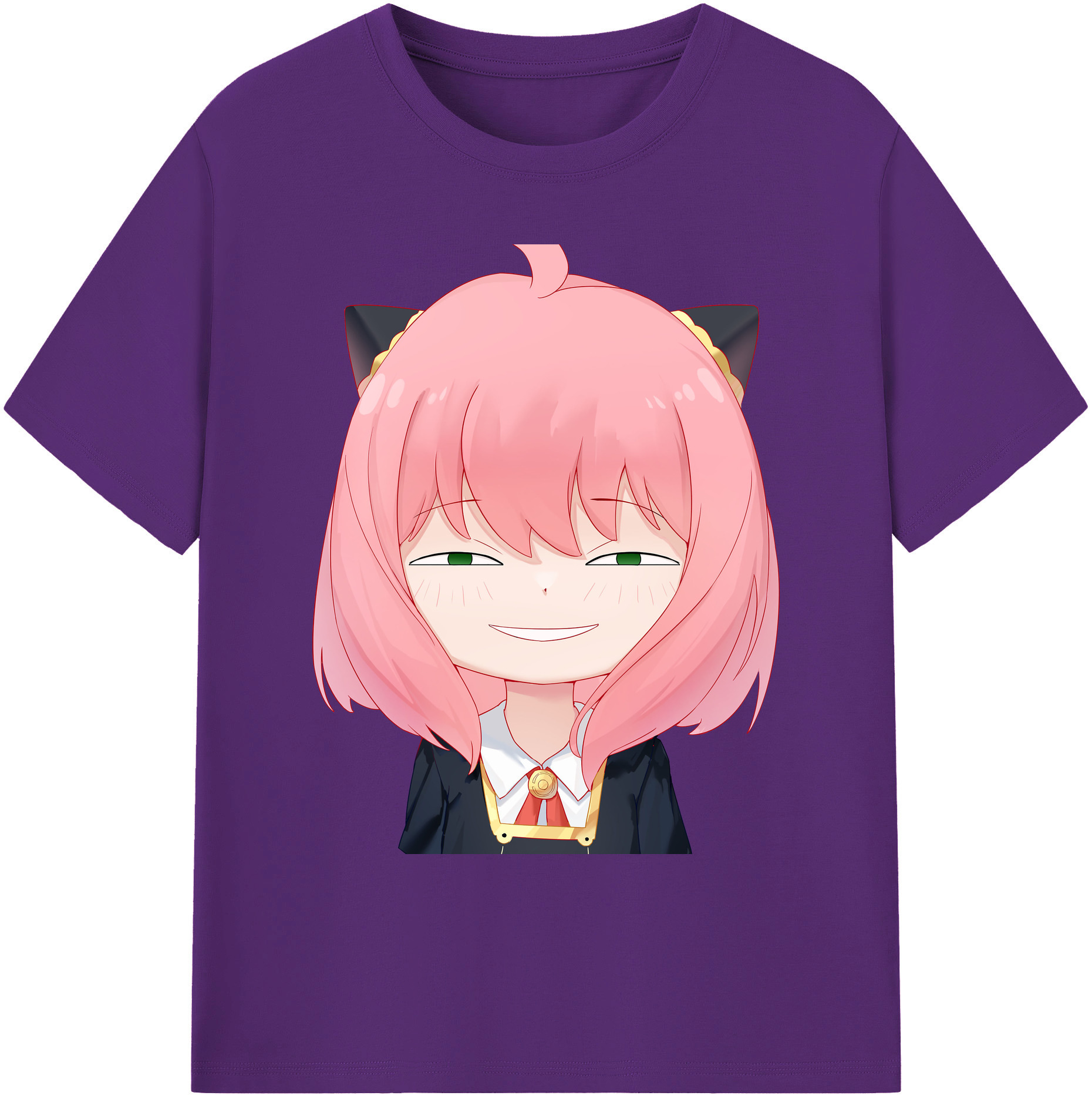 （画像用） SPY×FAMILY间谍家家酒 綿100％ メンズ半袖Tシャツ｜肌触りやわらか＆通気性