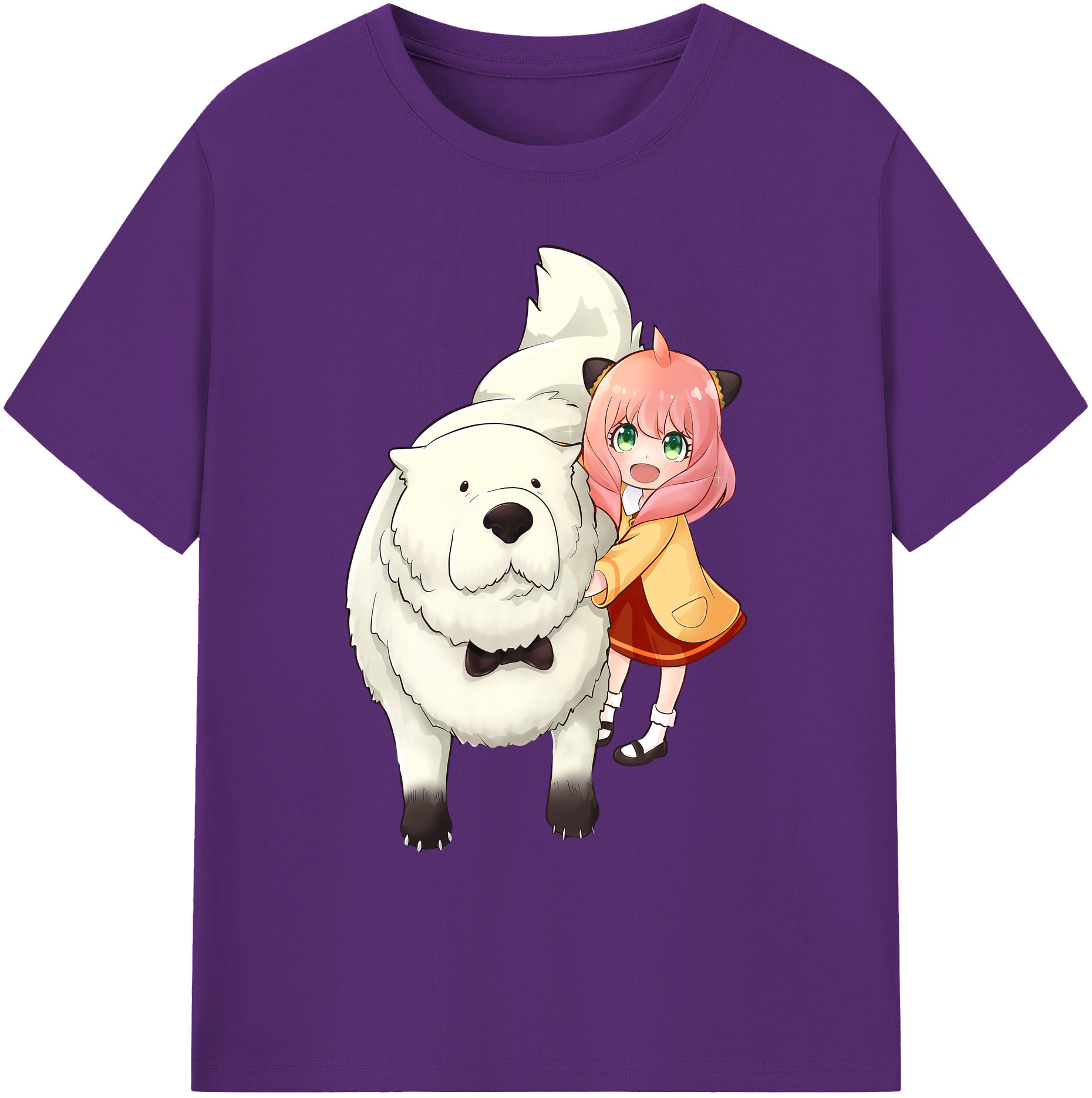 （画像用） SPY×FAMILY间谍家家酒 綿100％ メンズ半袖Tシャツ｜肌触りやわらか＆通気性